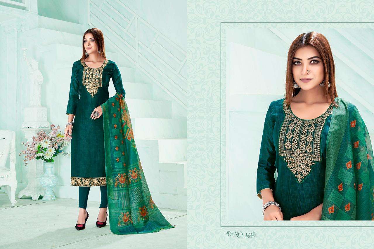 SURATI NX BY RANI TRENDZ BEAUTIFUL SUITS COLORFUL STYLISH FANCY CASUAL WEAR & ETHNIC WEAR MODAL CHANDERI DRESSES AT WHOLESALE PRICE