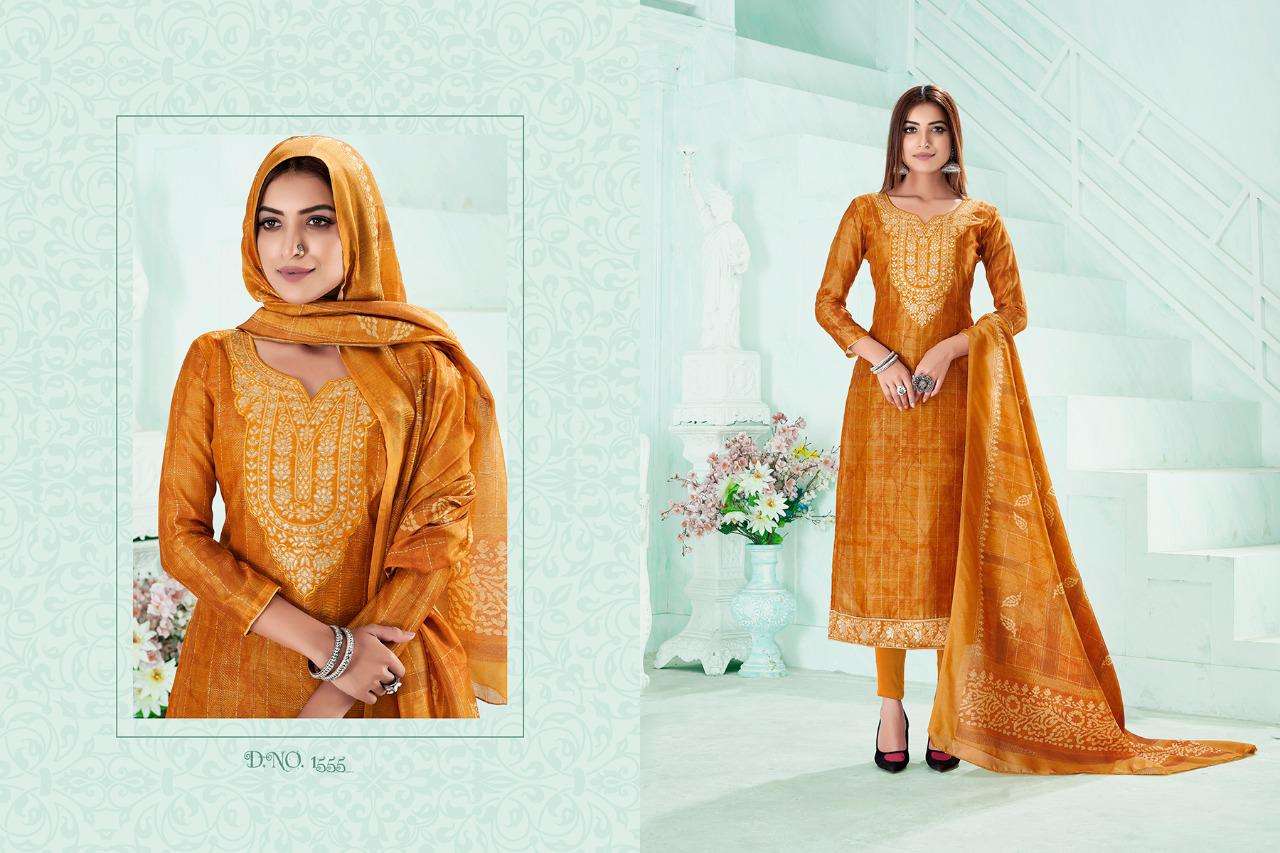 SURATI NX BY RANI TRENDZ BEAUTIFUL SUITS COLORFUL STYLISH FANCY CASUAL WEAR & ETHNIC WEAR MODAL CHANDERI DRESSES AT WHOLESALE PRICE