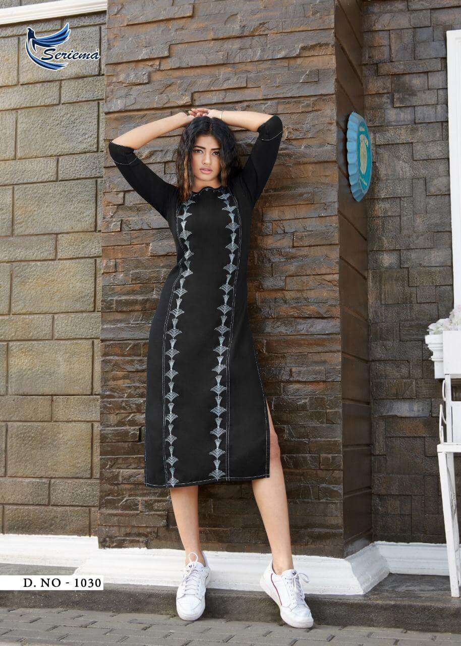 KUMB PREMIER BY SPARROW 1028 TO 1035 SERIES DESIGNER STYLISH FANCY COLORFUL BEAUTIFUL PARTY WEAR & ETHNIC WEAR COLLECTION PURE COTTON DENIM KURTIS AT WHOLESALE PRICE