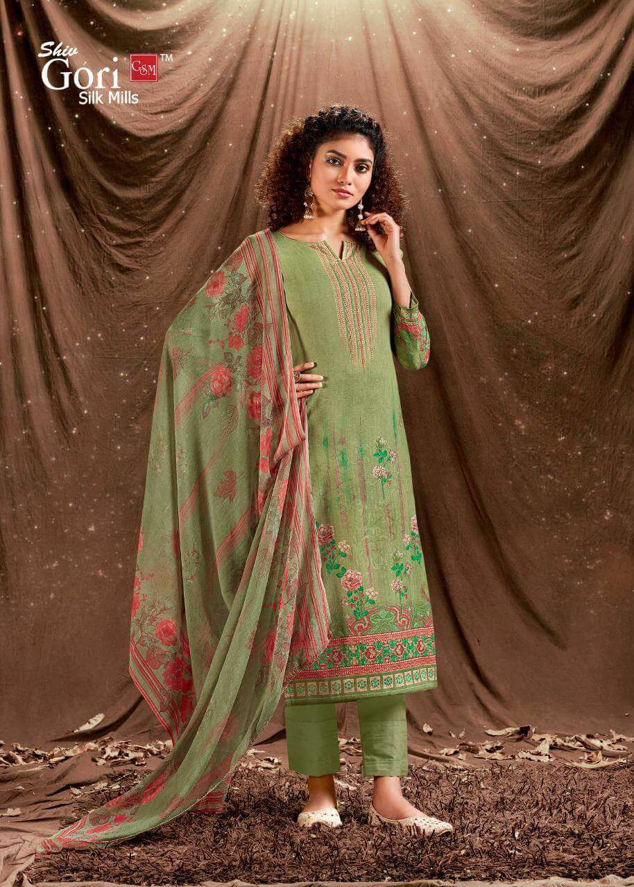 FAB INDIA BY SHIV GORI SILK MILLS 1001 TO 1010 SERIES BEAUTIFUL SUITS COLORFUL STYLISH FANCY CASUAL WEAR & ETHNIC WEAR KHADI COTTON DIGITAL PRINT DRESSES AT WHOLESALE PRICE