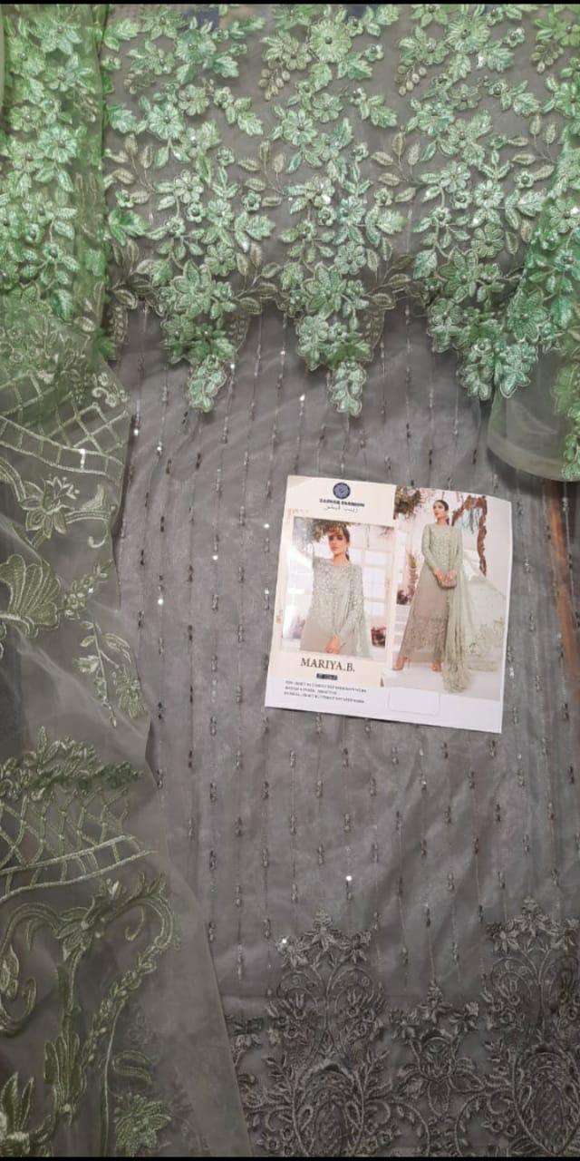 MARIYA. B. BY ZAINAB FASHION 106-A TO 106-B SERIES DESIGNER PAKISTANI SUITS BEAUTIFUL FANCY STYLISH COLORFUL PARTY WEAR & OCCASIONAL WEAR NET WITH EMBROIDERY DRESSES AT WHOLESALE PRICE
