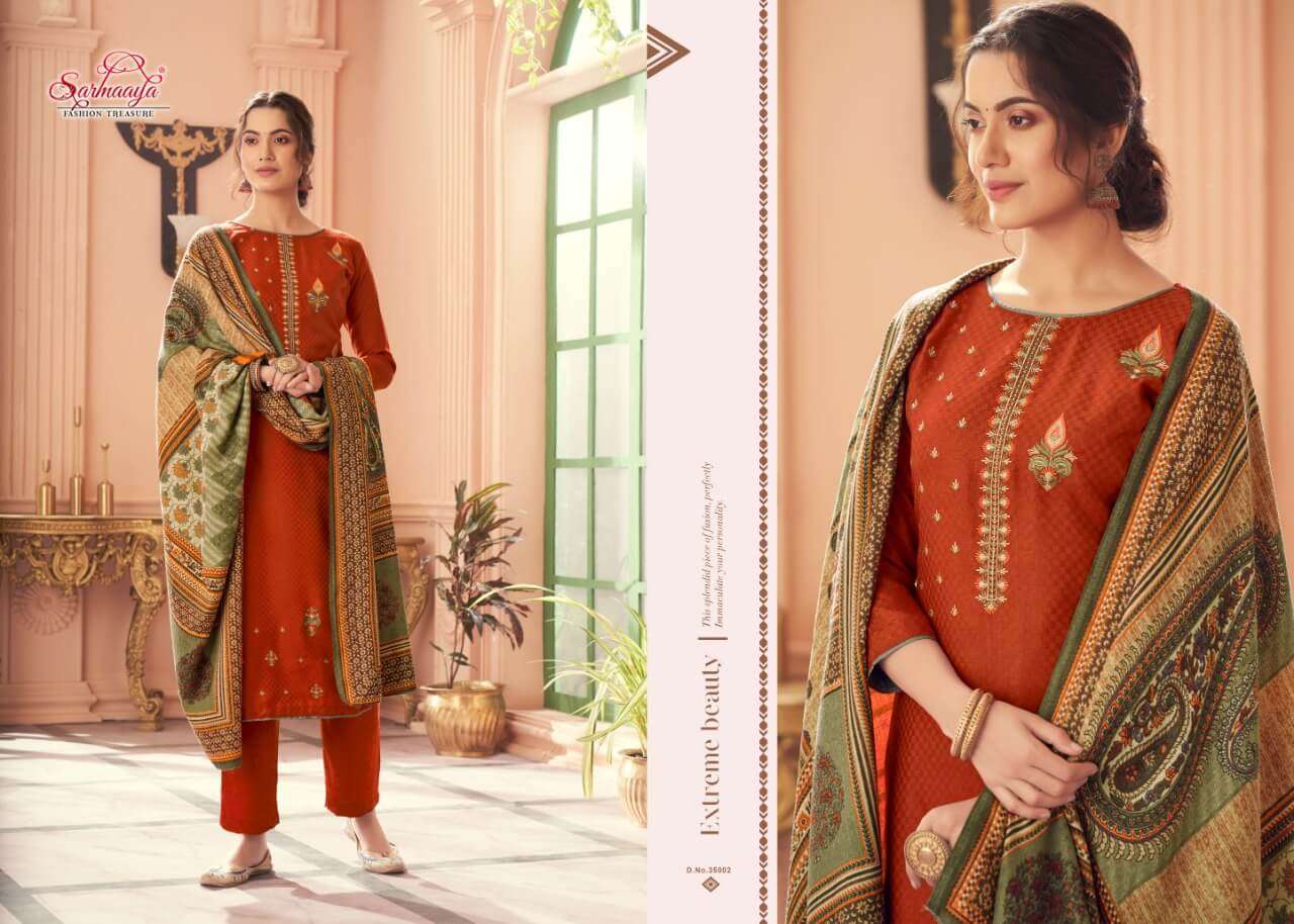 MISHIKA BY SARMAAYA 35001 TO 35008 SERIES BEAUTIFUL SUITS COLORFUL STYLISH FANCY CASUAL WEAR & ETHNIC WEAR PURE JAM PRINT DRESSES AT WHOLESALE PRICE