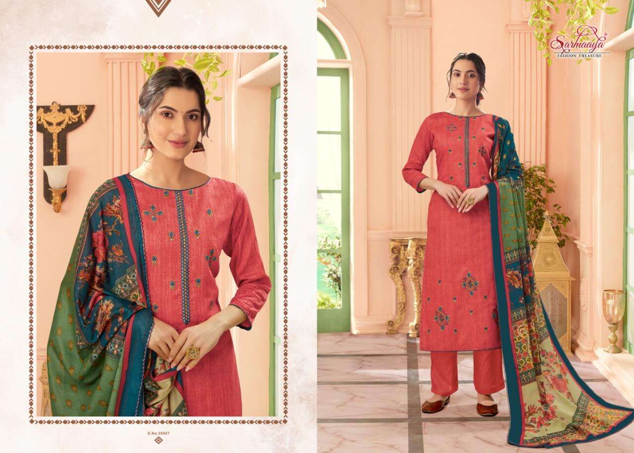 MISHIKA BY SARMAAYA 35001 TO 35008 SERIES BEAUTIFUL SUITS COLORFUL STYLISH FANCY CASUAL WEAR & ETHNIC WEAR PURE JAM PRINT DRESSES AT WHOLESALE PRICE