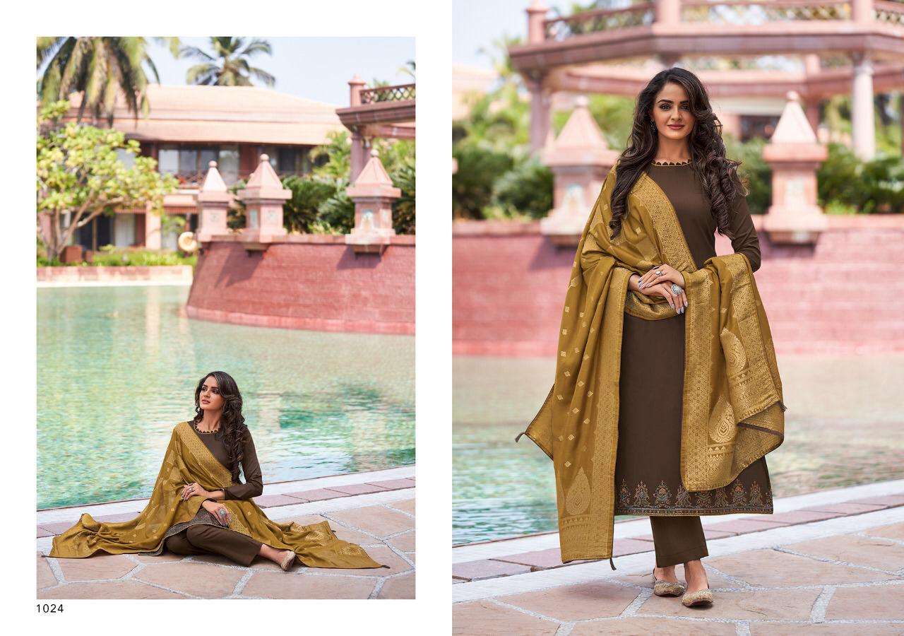 RANGEEN VOL-2 BY KASMEERA 1017 TO 1024 SERIES BEAUTIFUL SUITS COLORFUL STYLISH FANCY CASUAL WEAR & ETHNIC WEAR FANCY DRESSES AT WHOLESALE PRICE