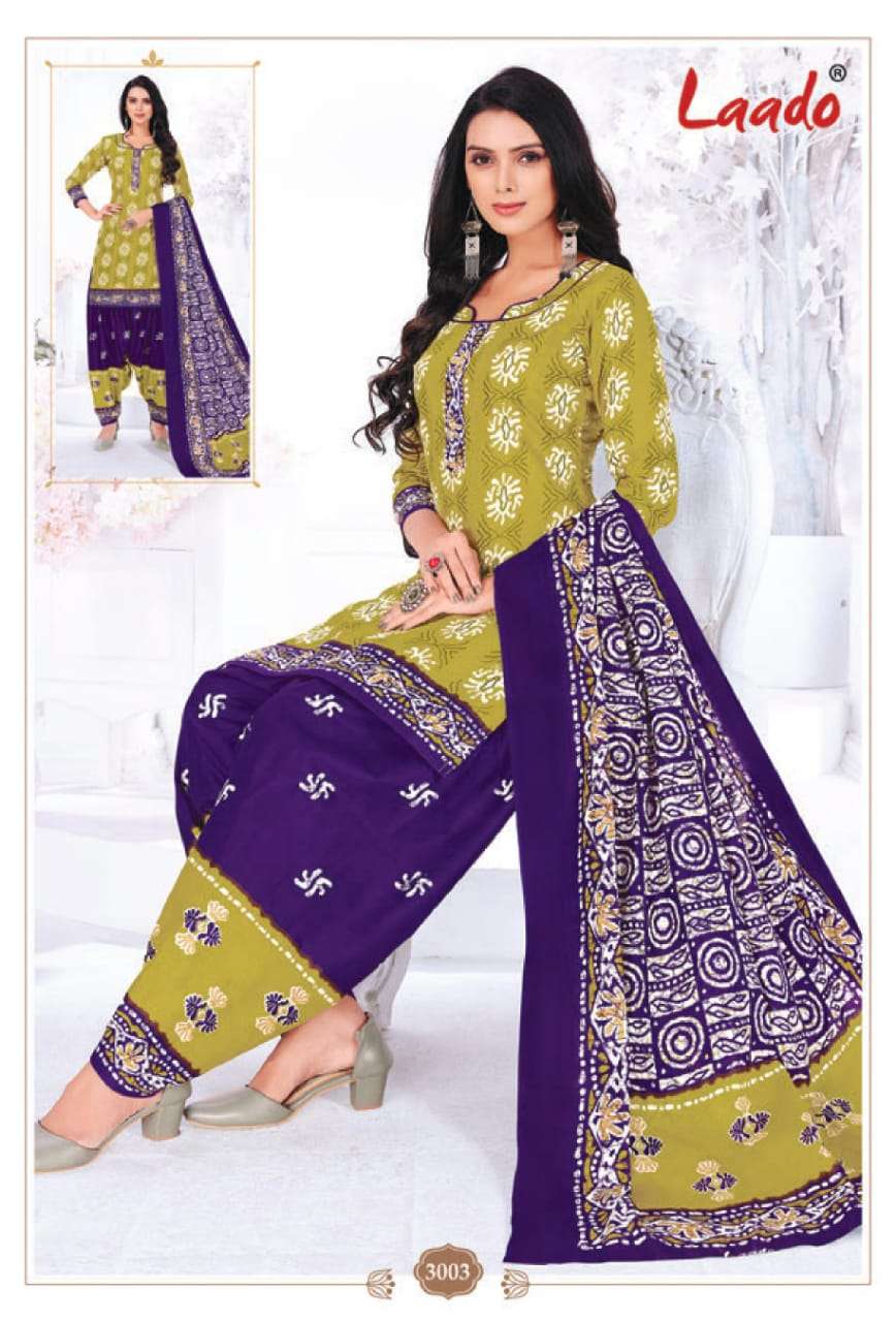 Batik Special Vol-3 By Laado 3001 To 3010 Series Beautiful Suits Colorful Stylish Fancy Casual Wear & Ethnic Wear Pure Cotton Print Dresses At Wholesale Price