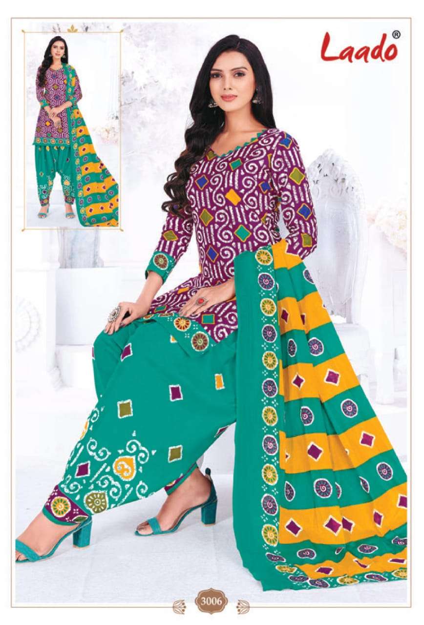 Batik Special Vol-3 By Laado 3001 To 3010 Series Beautiful Suits Colorful Stylish Fancy Casual Wear & Ethnic Wear Pure Cotton Print Dresses At Wholesale Price