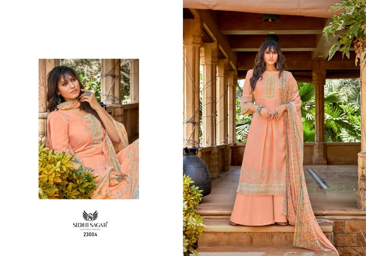 RAJKANYA BY SIDDHI SAGAR 23001 TO 23008 SERIES BEAUTIFUL SUITS COLORFUL STYLISH FANCY CASUAL WEAR & ETHNIC WEAR PURE LAWN COTTON PRINT DRESSES AT WHOLESALE PRICE