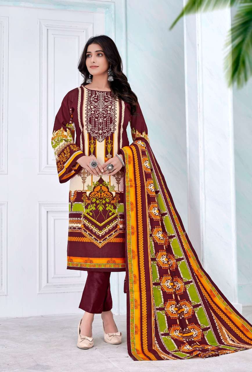 RAZIA SULTAN VOL-33 BY APANA COTTON 33001 TO 33010 SERIES BEAUTIFUL SUITS STYLISH FANCY COLORFUL CASUAL WEAR & ETHNIC WEAR COTTON PRINTED DRESSES AT WHOLESALE PRICE