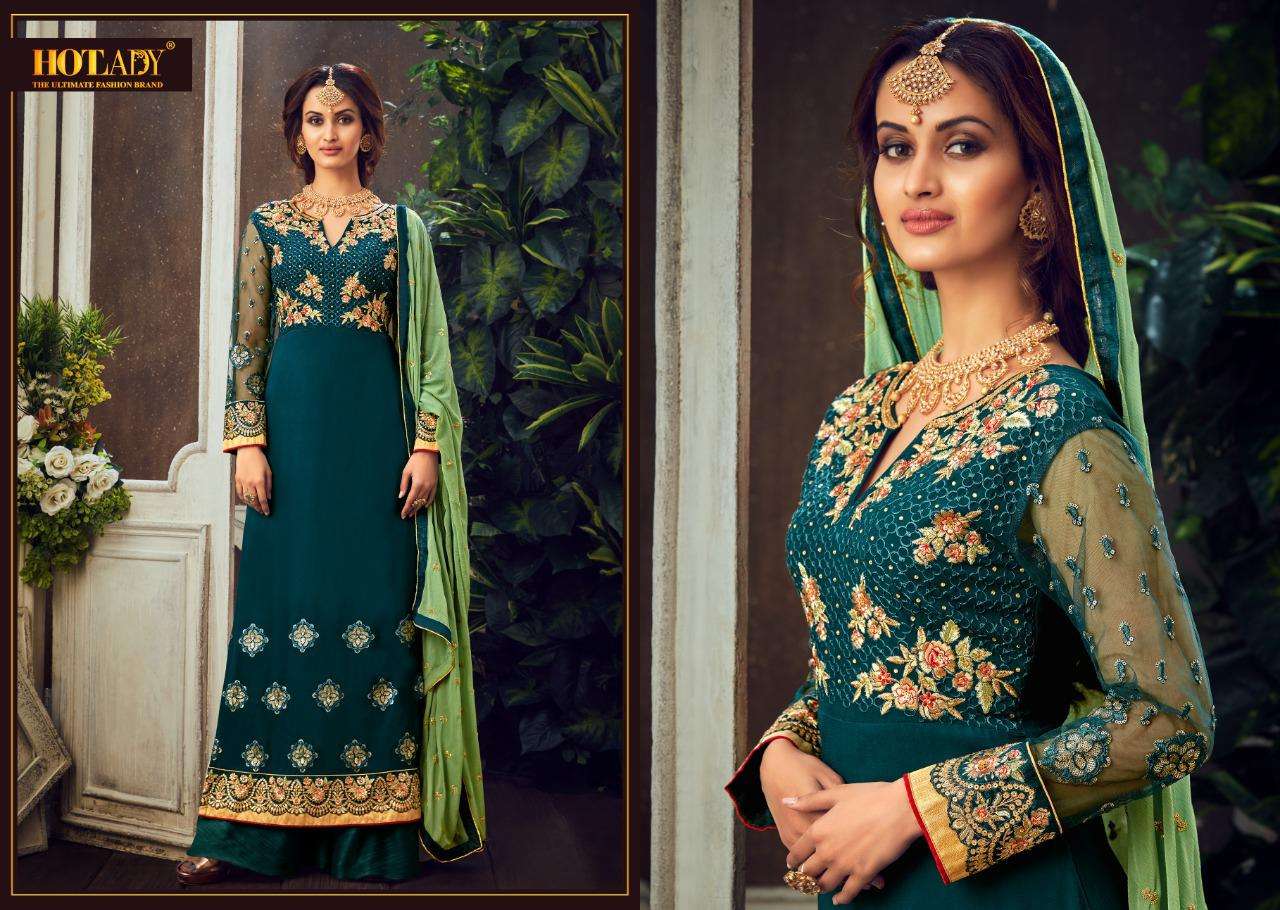 MAHIKA BY HOT LADY 6501 TO 6506 SERIES BEAUTIFUL SHARARA SUITS STYLISH FANCY COLORFUL PARTY WEAR & OCCASIONAL WEAR PURE GEORGETTE DRESSES AT WHOLESALE PRICE