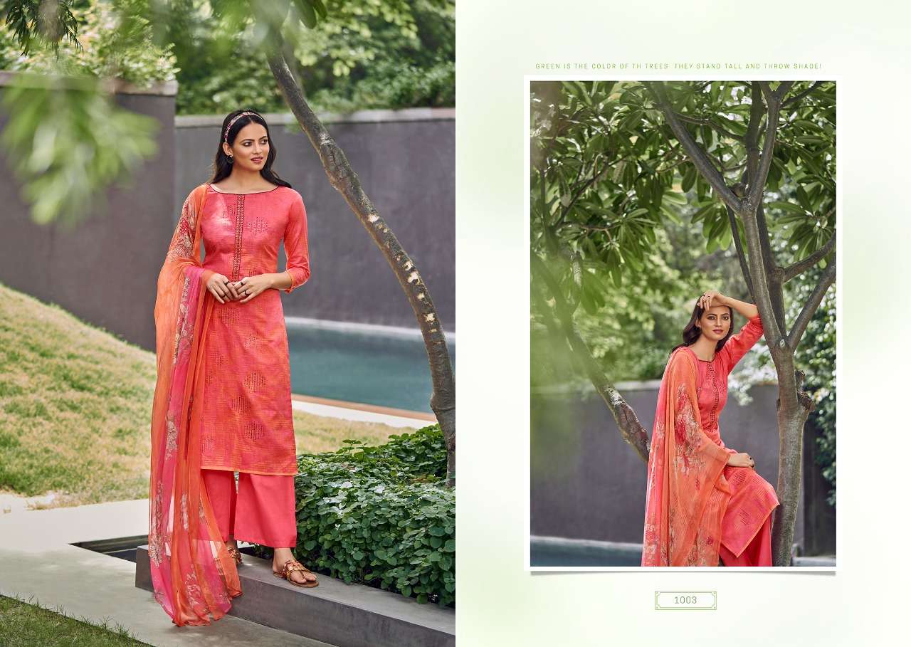 KARWA BY VIONA SUITS 1001 TO 1008 SERIES BEAUTIFUL SUITS COLORFUL STYLISH FANCY CASUAL WEAR & ETHNIC WEAR PURE COTTON PRINT WITH EMBROIDERED DRESSES AT WHOLESALE PRICE