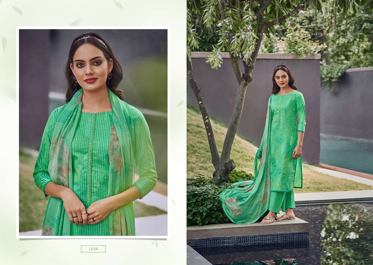 KARWA BY VIONA SUITS 1001 TO 1008 SERIES BEAUTIFUL SUITS COLORFUL STYLISH FANCY CASUAL WEAR & ETHNIC WEAR PURE COTTON PRINT WITH EMBROIDERED DRESSES AT WHOLESALE PRICE