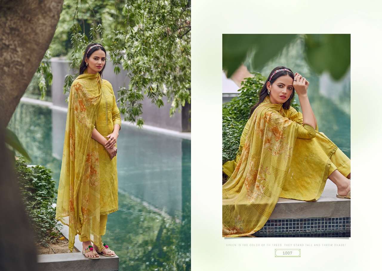KARWA BY VIONA SUITS 1001 TO 1008 SERIES BEAUTIFUL SUITS COLORFUL STYLISH FANCY CASUAL WEAR & ETHNIC WEAR PURE COTTON PRINT WITH EMBROIDERED DRESSES AT WHOLESALE PRICE
