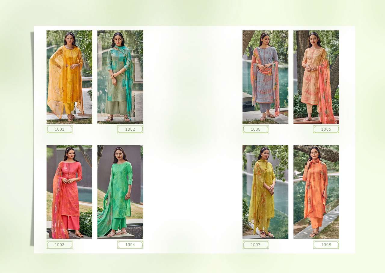 KARWA BY VIONA SUITS 1001 TO 1008 SERIES BEAUTIFUL SUITS COLORFUL STYLISH FANCY CASUAL WEAR & ETHNIC WEAR PURE COTTON PRINT WITH EMBROIDERED DRESSES AT WHOLESALE PRICE