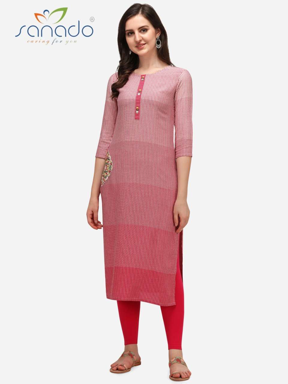 DAISY BY SANADO 01 TO 04 SERIES DESIGNER STYLISH FANCY COLORFUL BEAUTIFUL PARTY WEAR & ETHNIC WEAR COLLECTION VISCOSE EMBROIDERY KURTIS AT WHOLESALE PRICE