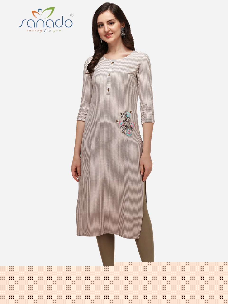 DAISY BY SANADO 01 TO 04 SERIES DESIGNER STYLISH FANCY COLORFUL BEAUTIFUL PARTY WEAR & ETHNIC WEAR COLLECTION VISCOSE EMBROIDERY KURTIS AT WHOLESALE PRICE