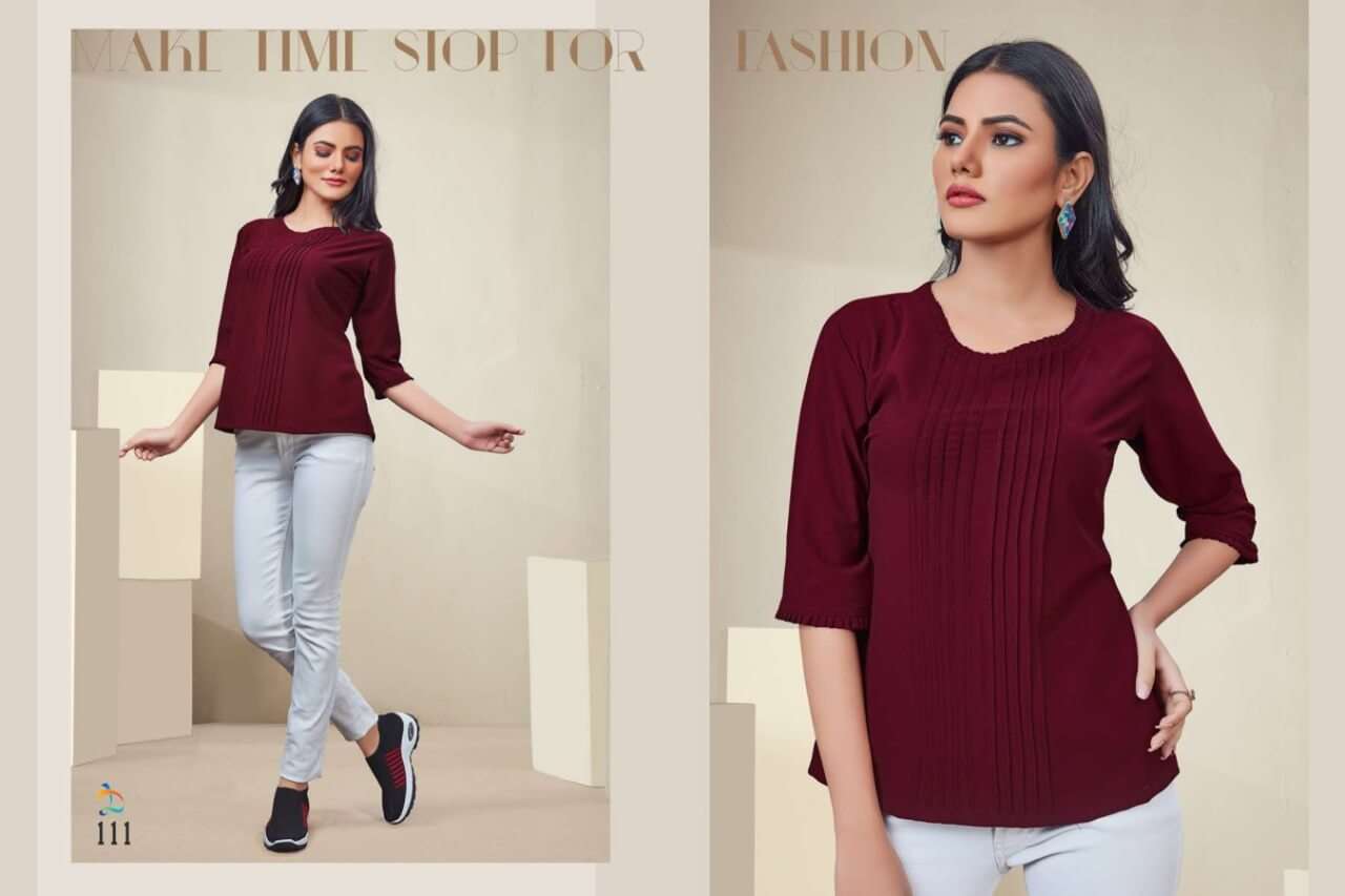 ALICE BY DOVI FASHION DESIGNER STYLISH FANCY COLORFUL BEAUTIFUL PARTY WEAR & ETHNIC WEAR COLLECTION IMPORTED TOPS AT WHOLESALE PRICE