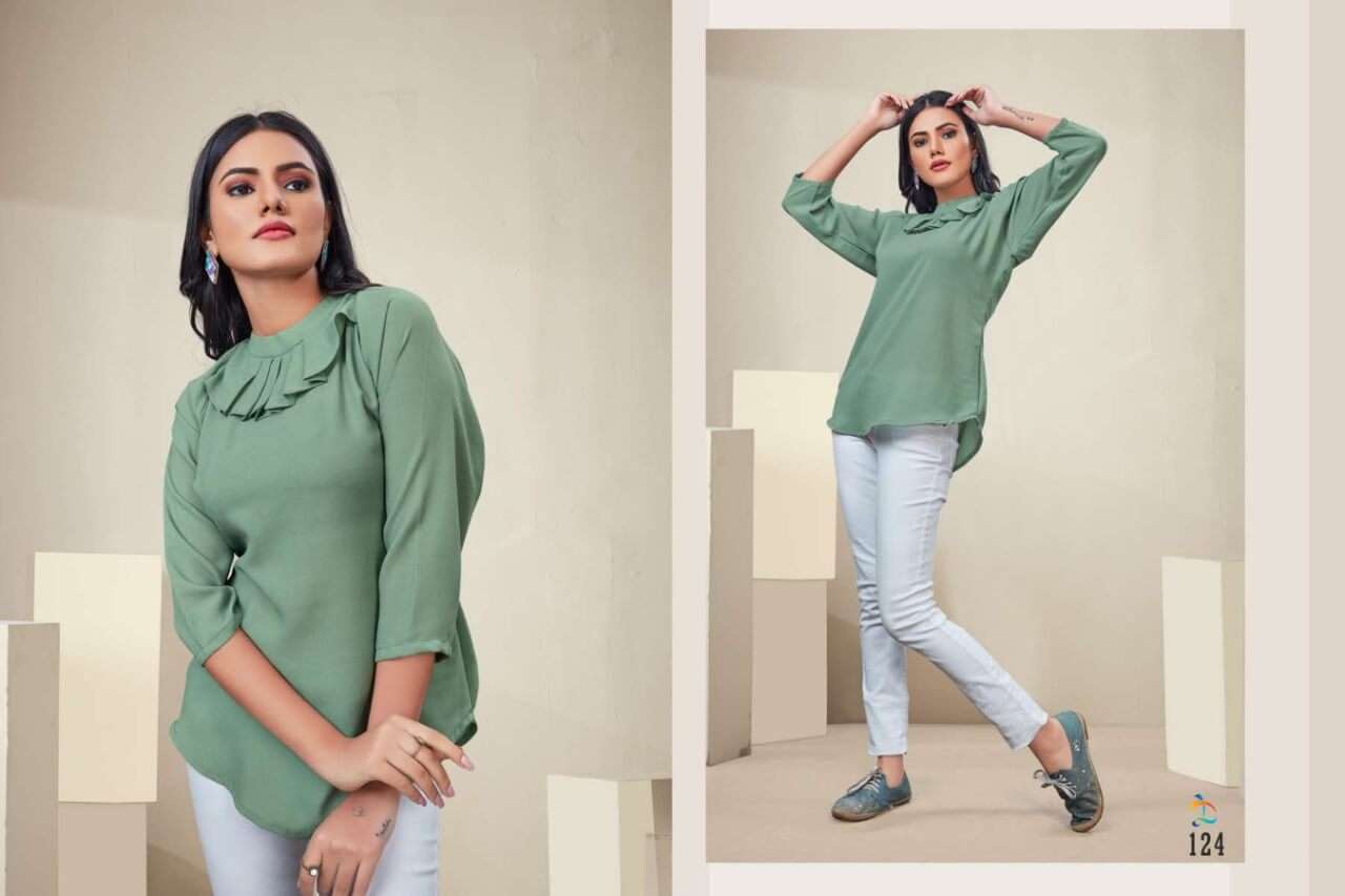 ALICE BY DOVI FASHION DESIGNER STYLISH FANCY COLORFUL BEAUTIFUL PARTY WEAR & ETHNIC WEAR COLLECTION IMPORTED TOPS AT WHOLESALE PRICE