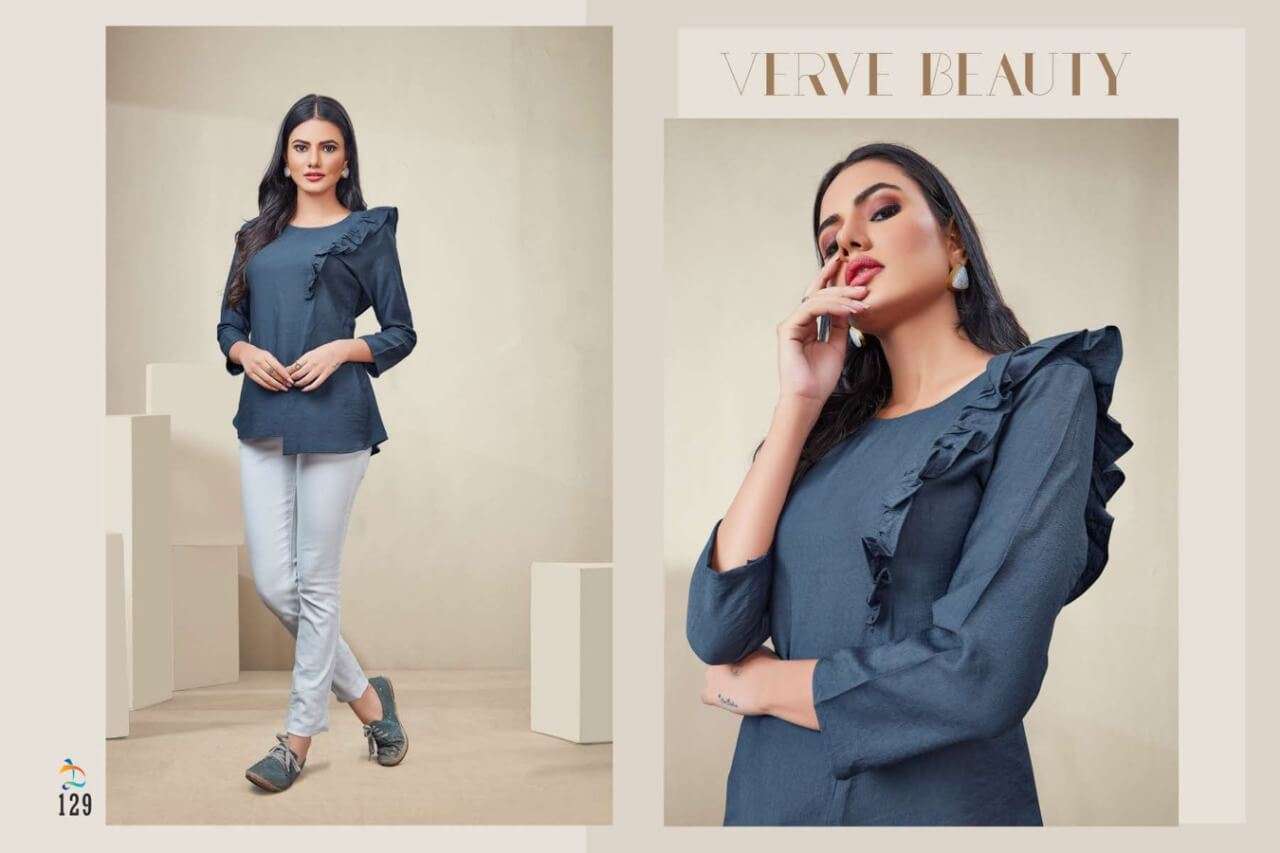 ALICE BY DOVI FASHION DESIGNER STYLISH FANCY COLORFUL BEAUTIFUL PARTY WEAR & ETHNIC WEAR COLLECTION IMPORTED TOPS AT WHOLESALE PRICE