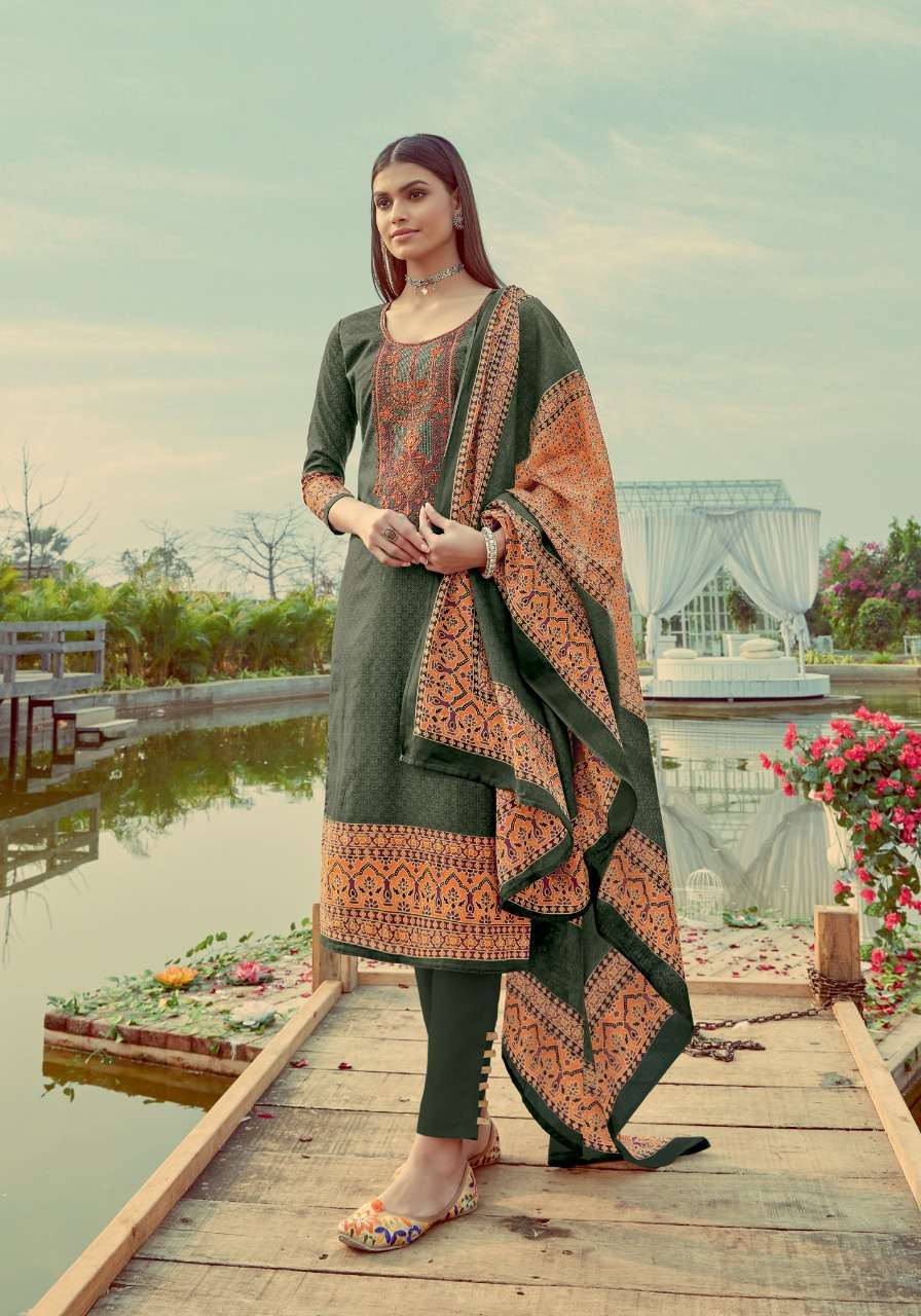 ABEERA VOL-4 BY VASTU TEX 10001 TO 10010 SERIES BEAUTIFUL SUITS COLORFUL STYLISH FANCY CASUAL WEAR & ETHNIC WEAR LAWN COTTON PRINT WITH WORK DRESSES AT WHOLESALE PRICE