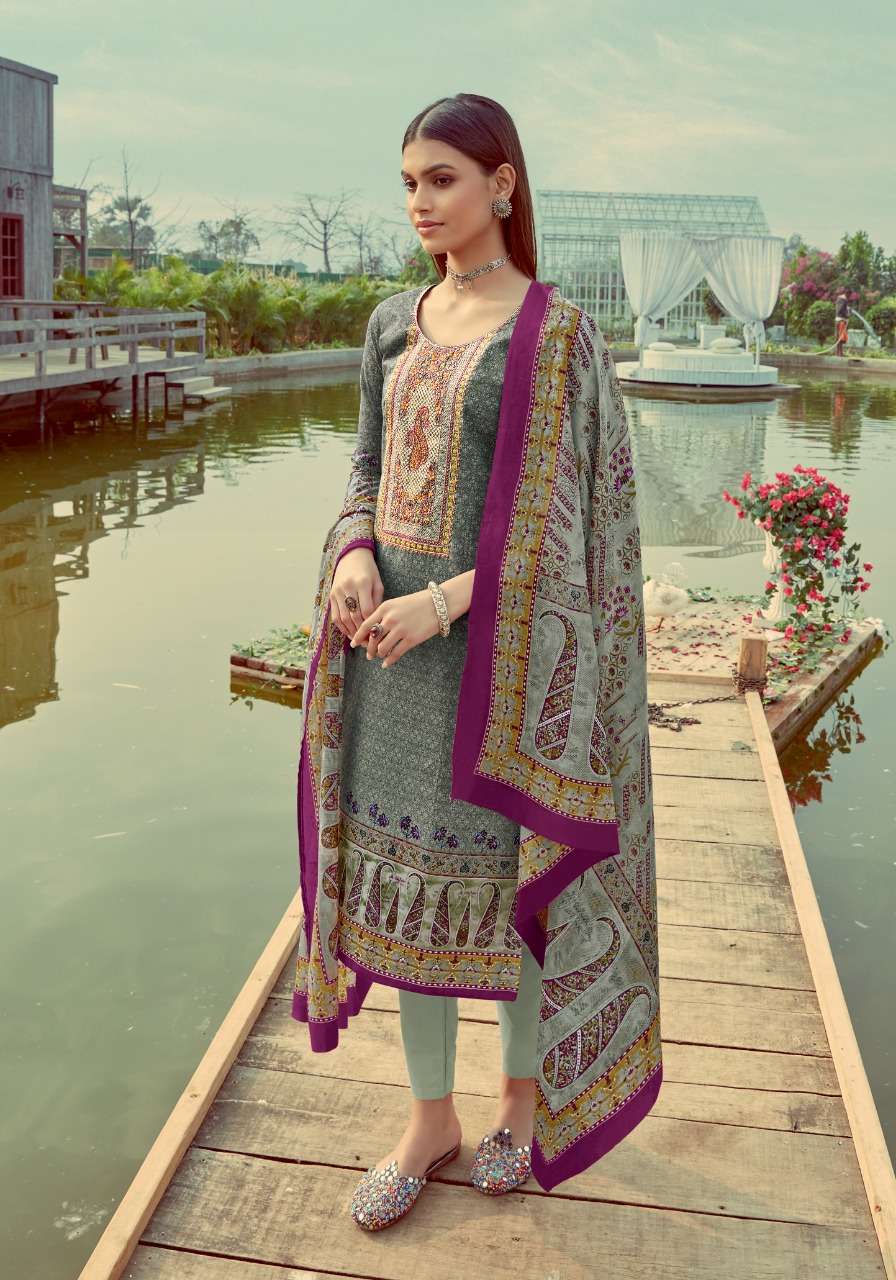 ABEERA VOL-4 BY VASTU TEX 10001 TO 10010 SERIES BEAUTIFUL SUITS COLORFUL STYLISH FANCY CASUAL WEAR & ETHNIC WEAR LAWN COTTON PRINT WITH WORK DRESSES AT WHOLESALE PRICE