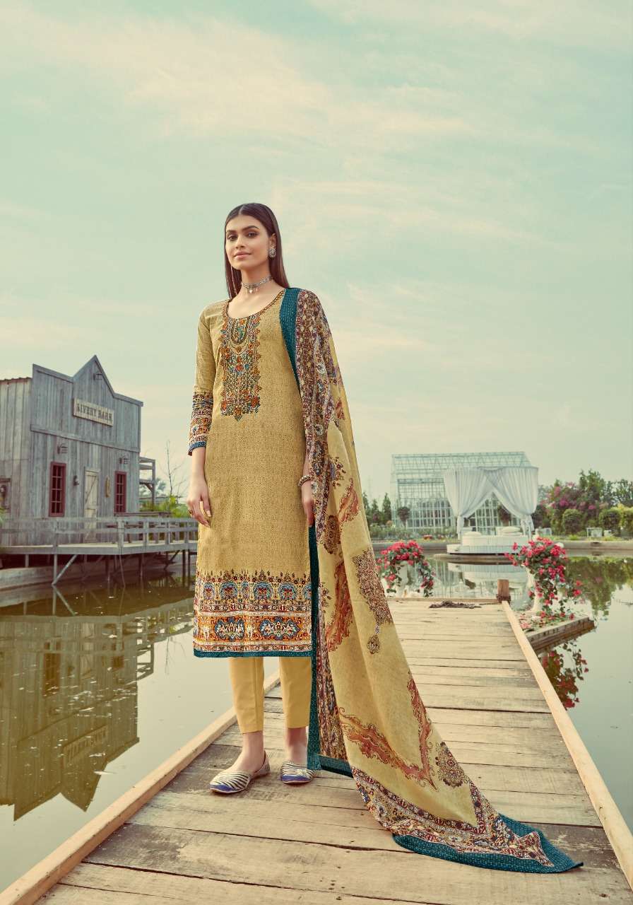 ABEERA VOL-4 BY VASTU TEX 10001 TO 10010 SERIES BEAUTIFUL SUITS COLORFUL STYLISH FANCY CASUAL WEAR & ETHNIC WEAR LAWN COTTON PRINT WITH WORK DRESSES AT WHOLESALE PRICE