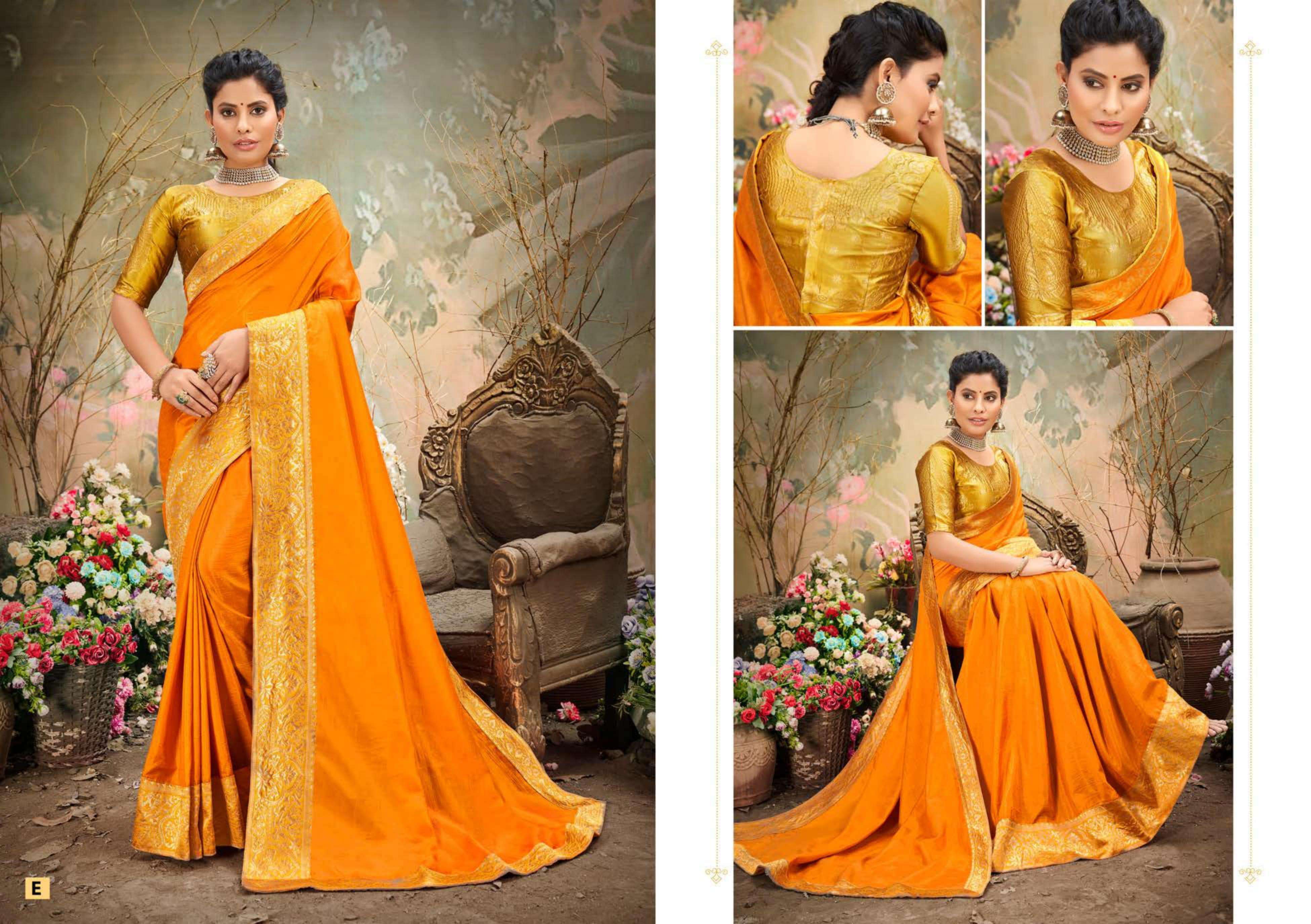 SANGAM BY SHRAVYA FASHION A TO H SERIES INDIAN TRADITIONAL WEAR COLLECTION BEAUTIFUL STYLISH FANCY COLORFUL PARTY WEAR & OCCASIONAL WEAR DOLA SILK SAREES AT WHOLESALE PRICE