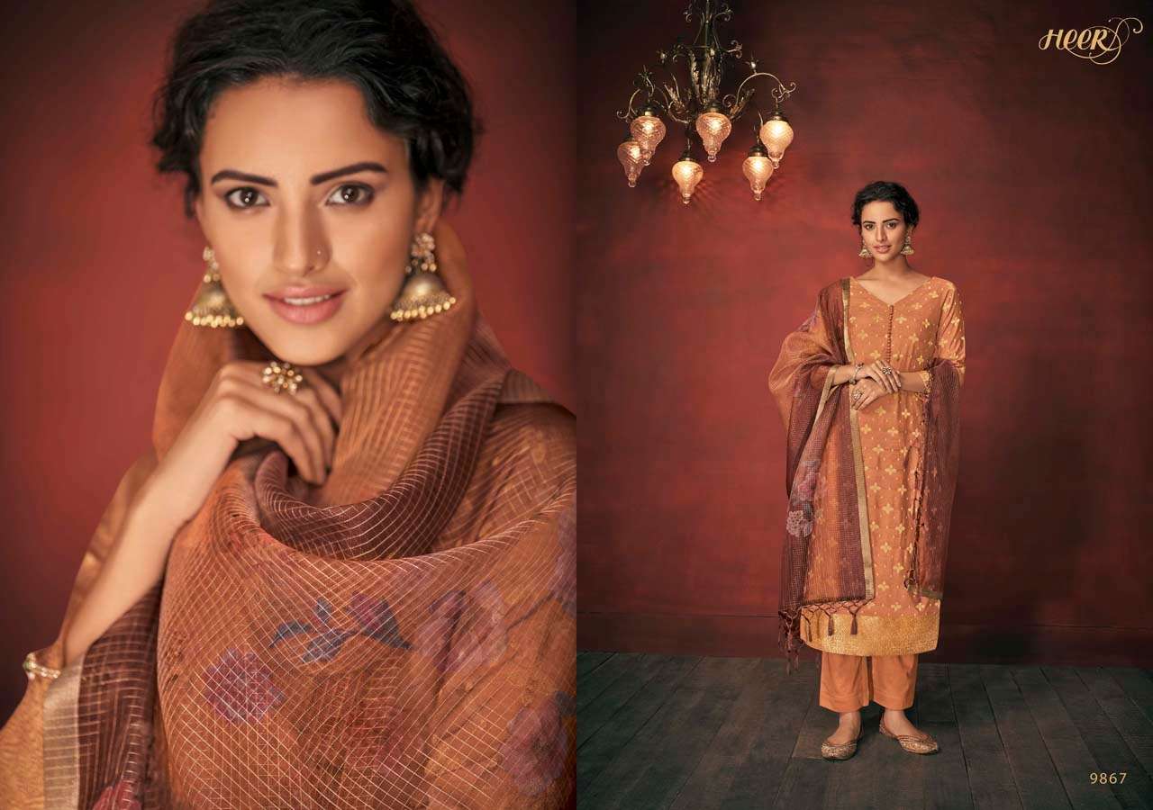HEER SALE BY HEER DESIGNER SUITS COLLECTION BEAUTIFUL STYLISH FANCY COLORFUL PARTY WEAR & OCCASIONAL WEAR FANCY DRESSES AT WHOLESALE PRICE