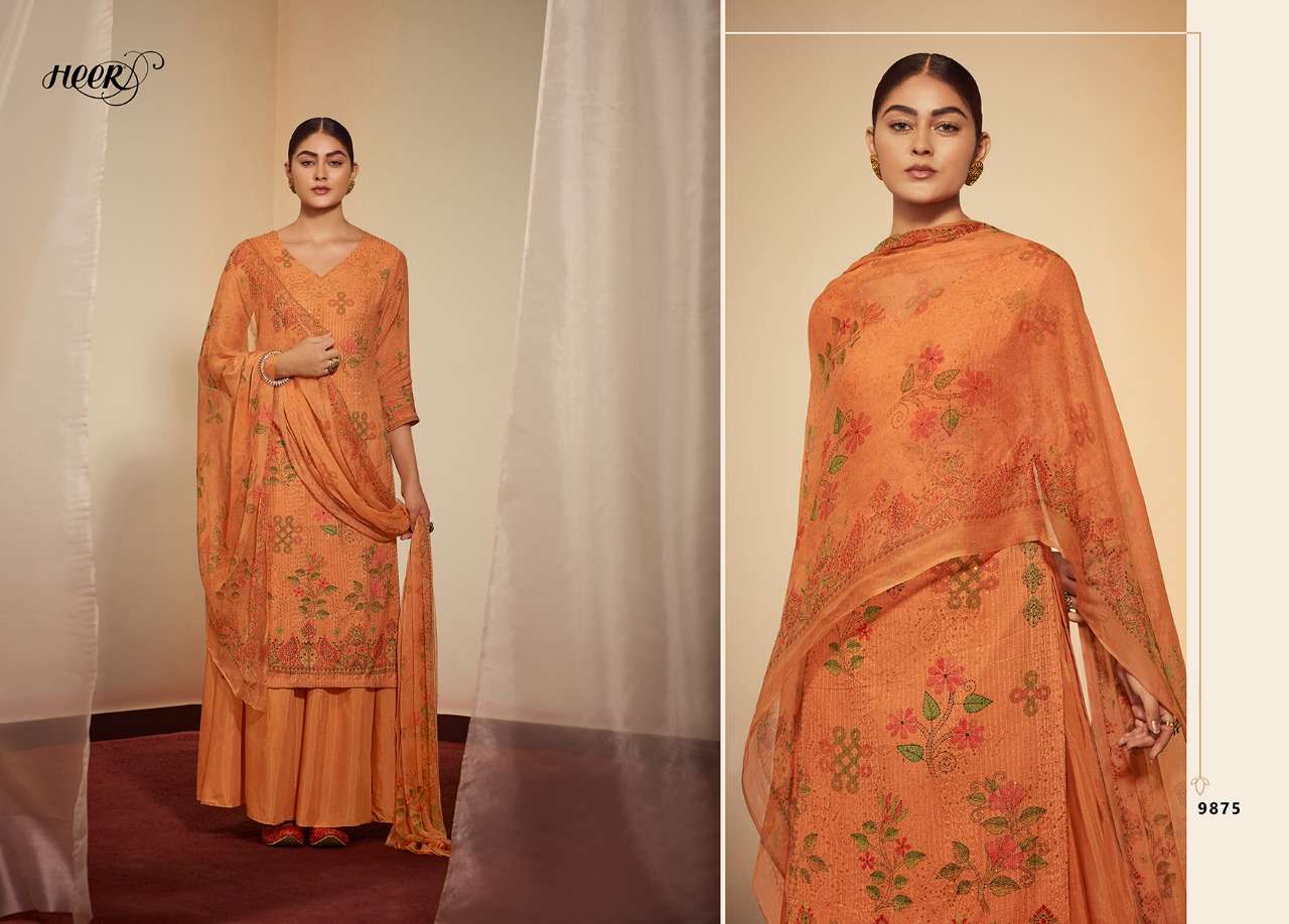 HEER SALE BY HEER DESIGNER SUITS COLLECTION BEAUTIFUL STYLISH FANCY COLORFUL PARTY WEAR & OCCASIONAL WEAR FANCY DRESSES AT WHOLESALE PRICE