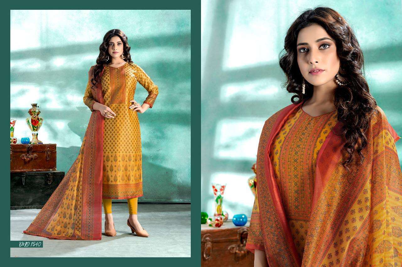 CALIBER BY RANI TRENDZ 1537 TO 1544 SERIES BEAUTIFUL SUITS COLORFUL STYLISH FANCY CASUAL WEAR & ETHNIC WEAR MODAL CHANDERI DRESSES AT WHOLESALE PRICE