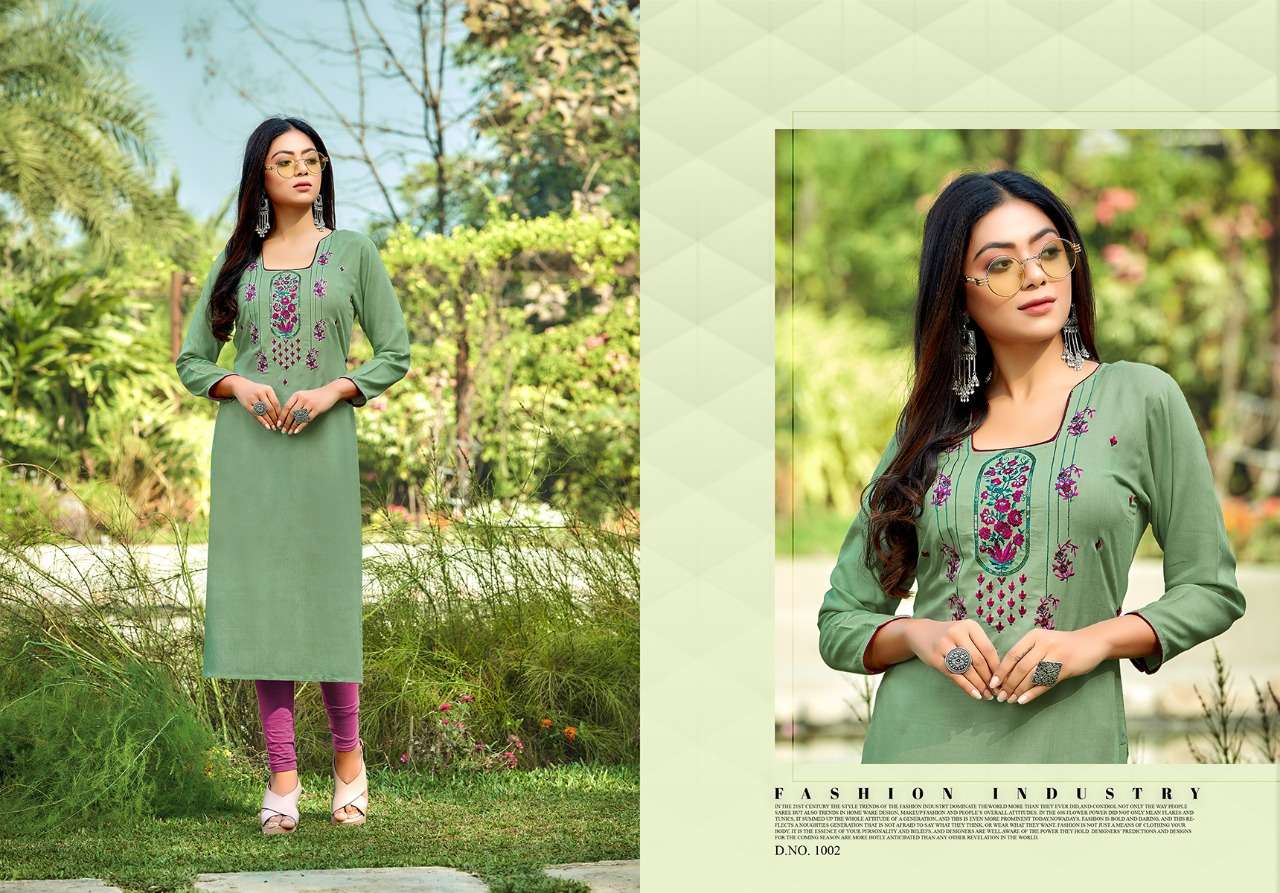AALIYA VOL-2 BY JINESH NX 1001 TO 1008 SERIES DESIGNER STYLISH FANCY COLORFUL BEAUTIFUL PARTY WEAR & ETHNIC WEAR COLLECTION RAYON HANDWORK KURTIS AT WHOLESALE PRICE