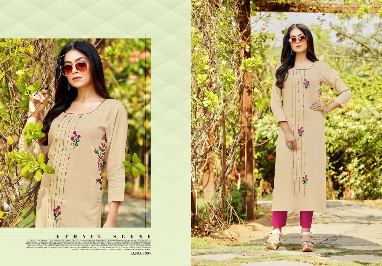 AALIYA VOL-2 BY JINESH NX 1001 TO 1008 SERIES DESIGNER STYLISH FANCY COLORFUL BEAUTIFUL PARTY WEAR & ETHNIC WEAR COLLECTION RAYON HANDWORK KURTIS AT WHOLESALE PRICE
