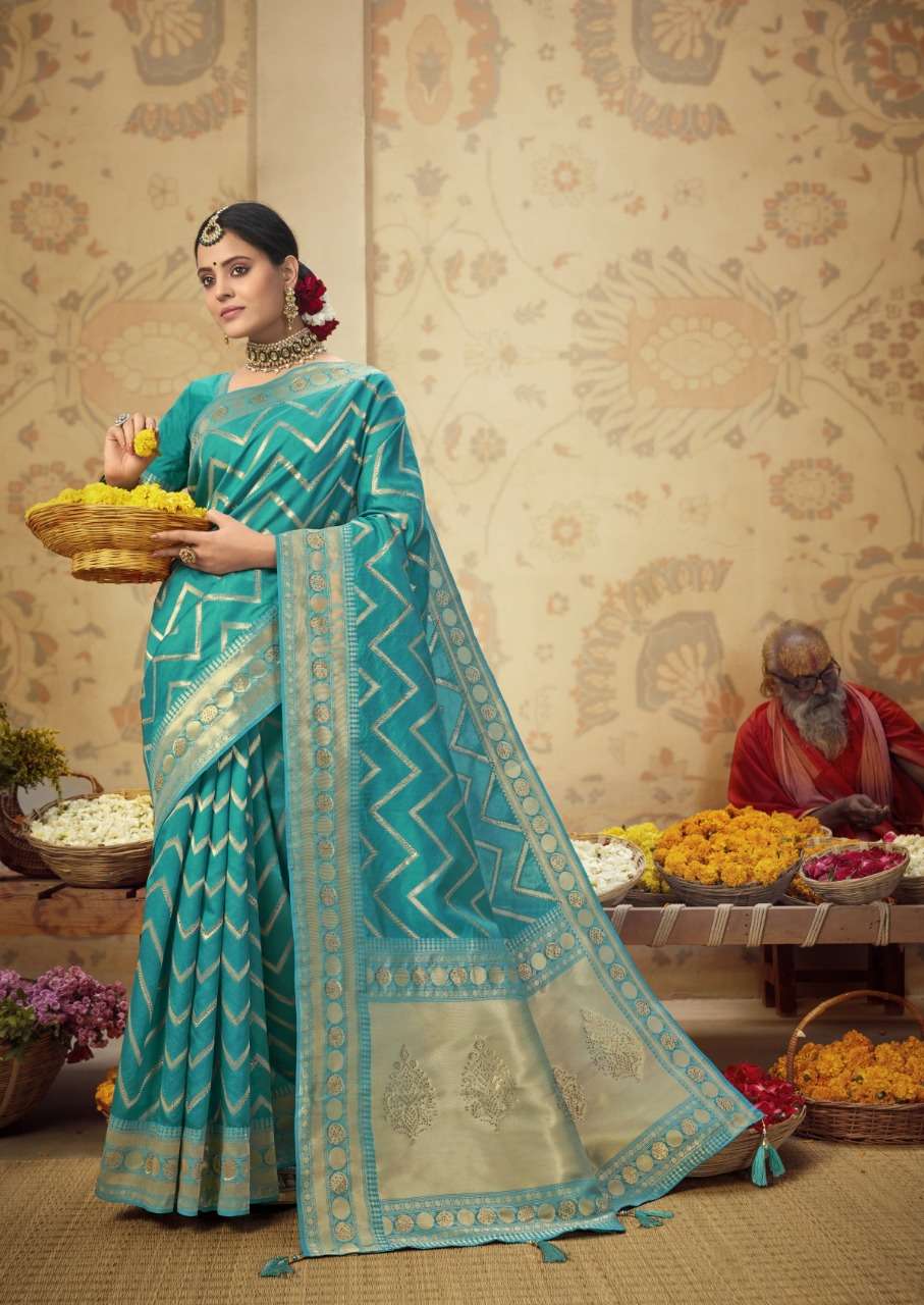 SKS VOL-51 BY SHAKUNT 29411 TO 29418 SERIES INDIAN TRADITIONAL WEAR COLLECTION BEAUTIFUL STYLISH FANCY COLORFUL PARTY WEAR & OCCASIONAL WEAR SOFT SILK SAREES AT WHOLESALE PRICE