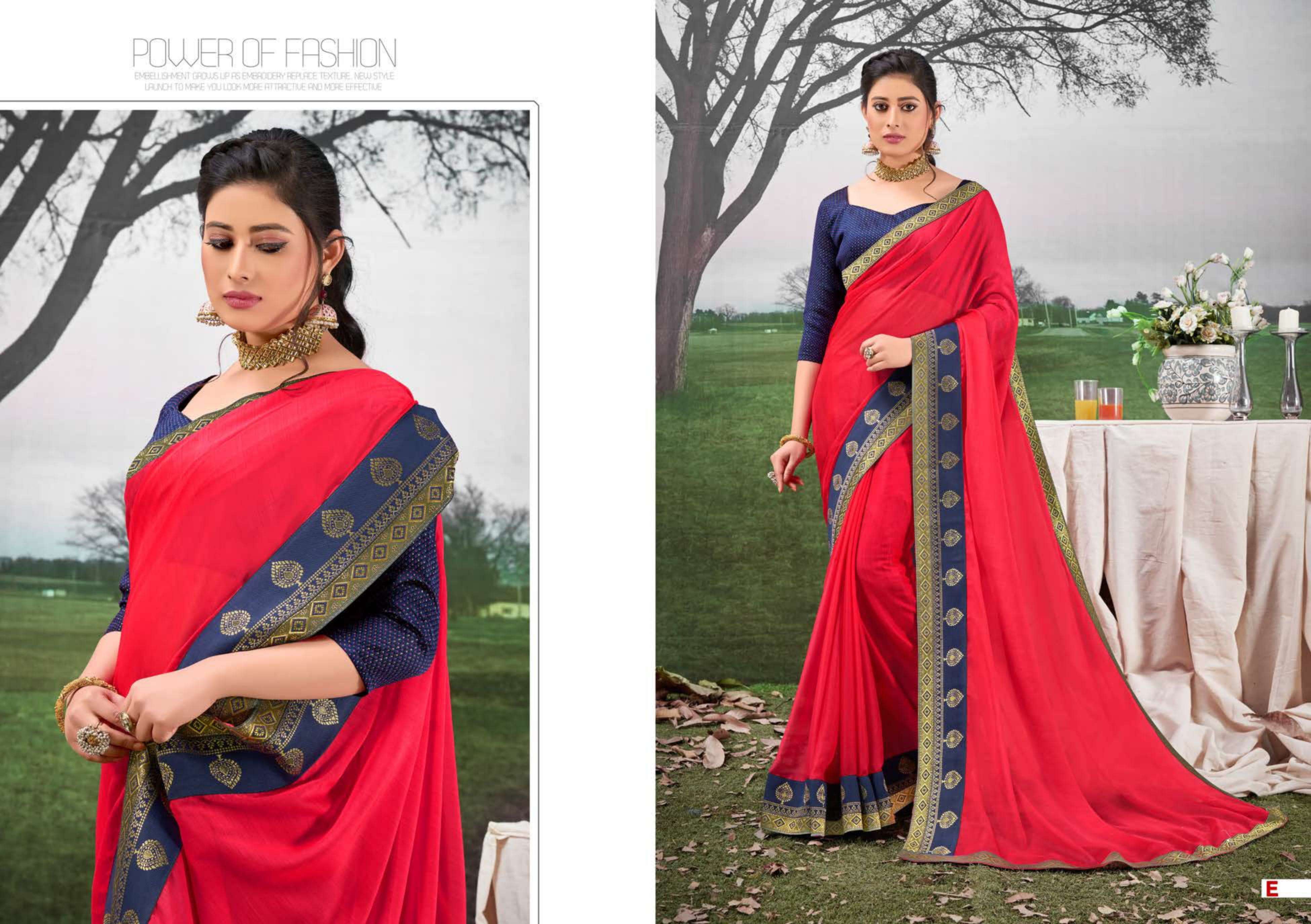 NAYANTARA BY SHRAVYA A TO H SERIES INDIAN TRADITIONAL WEAR COLLECTION BEAUTIFUL STYLISH FANCY COLORFUL PARTY WEAR & OCCASIONAL WEAR CHIFFON SILK SAREES AT WHOLESALE PRICE