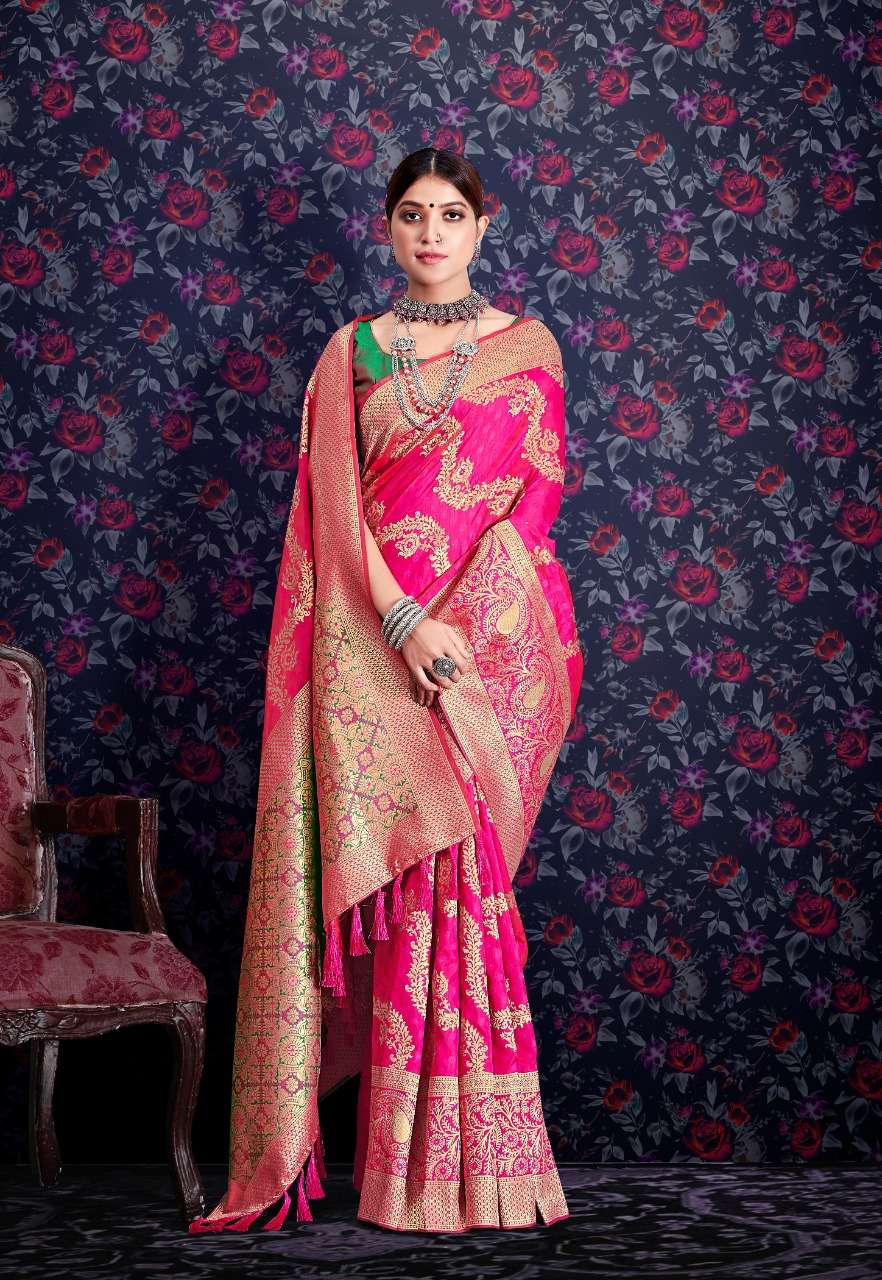 MAHARANI BY RAJYOG 1001 TO 1006 SERIES INDIAN TRADITIONAL WEAR COLLECTION BEAUTIFUL STYLISH FANCY COLORFUL PARTY WEAR & OCCASIONAL WEAR SOFT SILK SAREES AT WHOLESALE PRICE