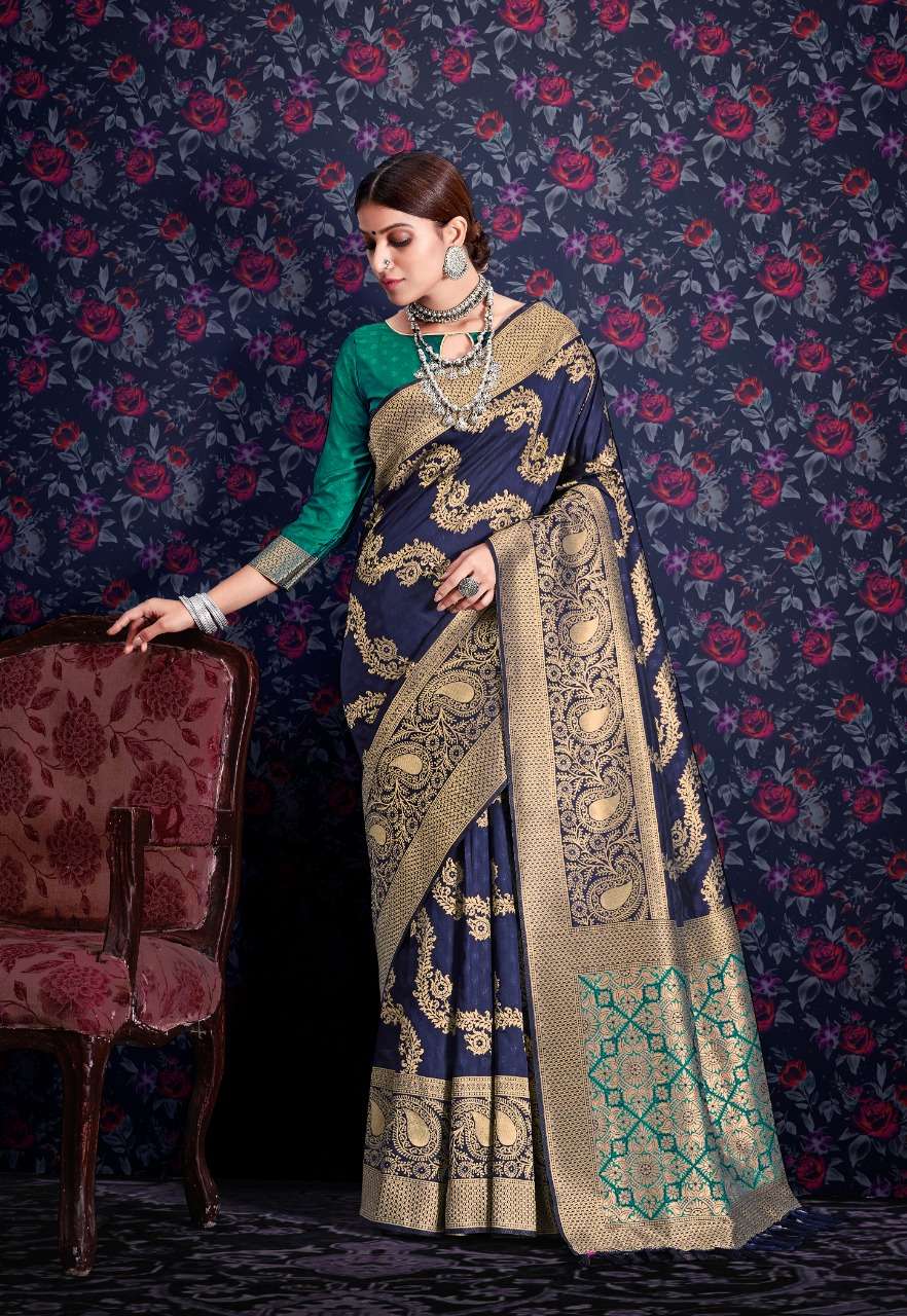 MAHARANI BY RAJYOG 1001 TO 1006 SERIES INDIAN TRADITIONAL WEAR COLLECTION BEAUTIFUL STYLISH FANCY COLORFUL PARTY WEAR & OCCASIONAL WEAR SOFT SILK SAREES AT WHOLESALE PRICE