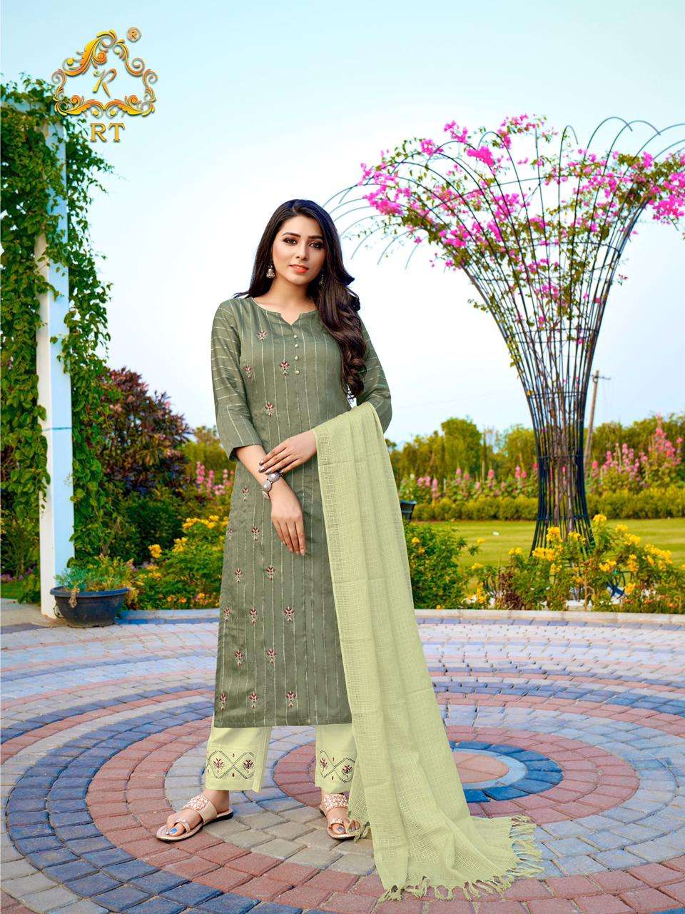 VASANT VOL-2 BY RT 1007 TO 1012 SERIES BEAUTIFUL SUITS COLORFUL STYLISH FANCY CASUAL WEAR & ETHNIC WEAR VISCOSE WEAVING DRESSES AT WHOLESALE PRICE