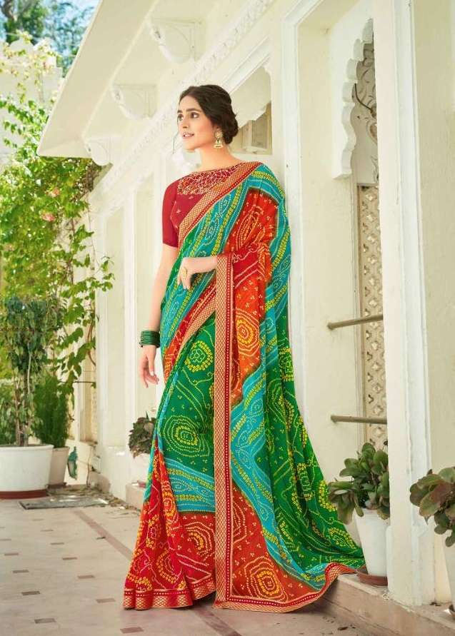 SHIVALIKA VOL-10 BY SEEMA SAREES 10001 TO 10010 SERIES INDIAN TRADITIONAL WEAR COLLECTION BEAUTIFUL STYLISH FANCY COLORFUL PARTY WEAR & OCCASIONAL WEAR HEAVY GEORGETTE SAREES AT WHOLESALE PRICE