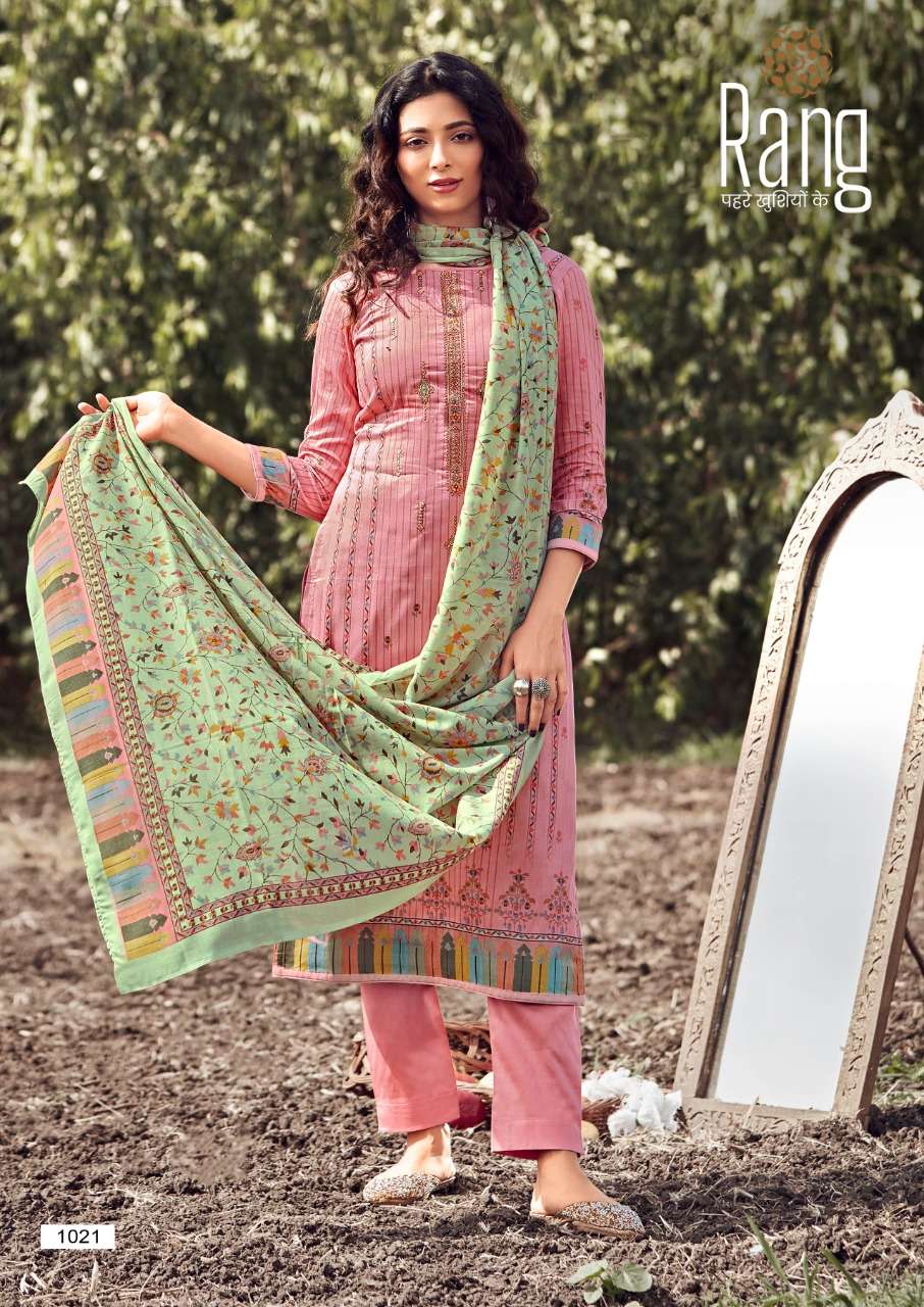 KALAKARI BY RANG 1021 TO 1024 SERIES BEAUTIFUL SUITS COLORFUL STYLISH FANCY CASUAL WEAR & ETHNIC WEAR JAM SILK PRINT WITH WORK DRESSES AT WHOLESALE PRICE
