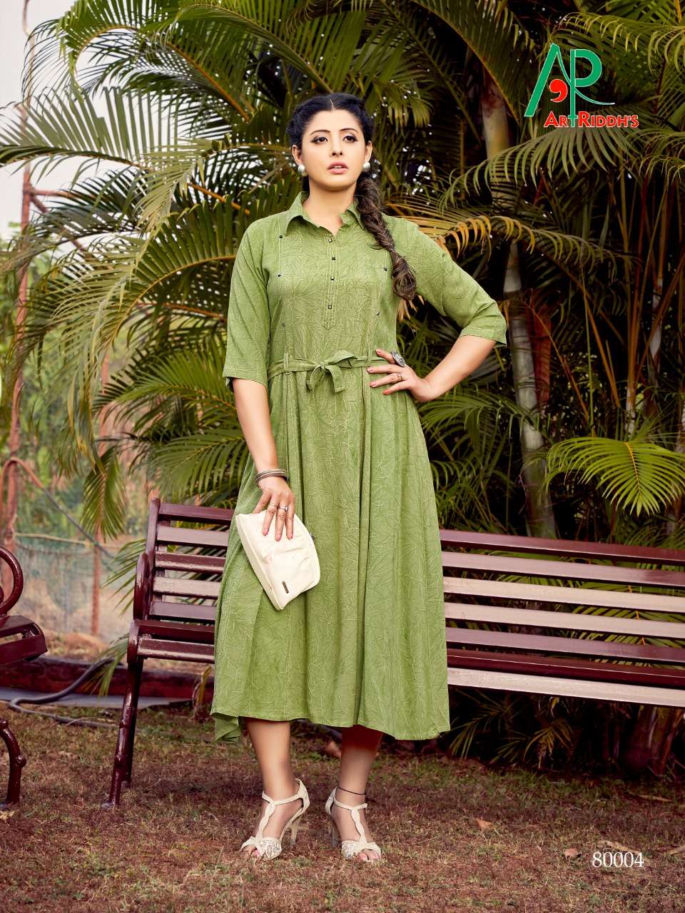 CHAITANYA BY ART RIDDHS 80001 TO 80006 SERIES BEAUTIFUL STYLISH FANCY COLORFUL CASUAL WEAR & ETHNIC WEAR RAYON CRUSH GOWNS AT WHOLESALE PRICE