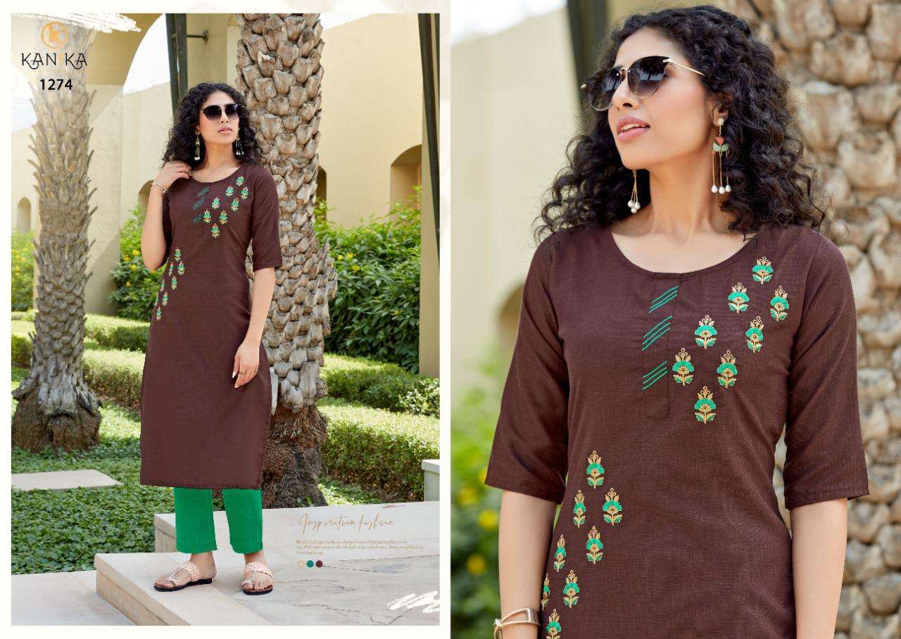 ADITI VOL-9 BY KANIKA 1273 TO 1282 SERIES DESIGNER STYLISH FANCY COLORFUL BEAUTIFUL PARTY WEAR & ETHNIC WEAR COLLECTION RUBY SILK EMBROIDERED KURTIS AT WHOLESALE PRICE