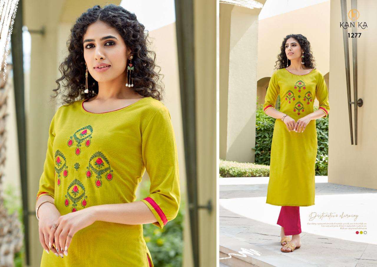 ADITI VOL-9 BY KANIKA 1273 TO 1282 SERIES DESIGNER STYLISH FANCY COLORFUL BEAUTIFUL PARTY WEAR & ETHNIC WEAR COLLECTION RUBY SILK EMBROIDERED KURTIS AT WHOLESALE PRICE