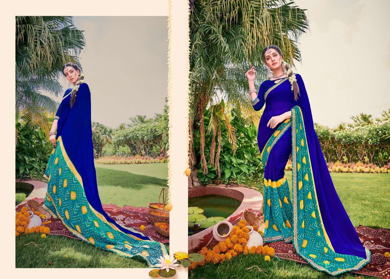 BANDHEJ BY ALVEERA 01 TO 12 SERIES INDIAN TRADITIONAL WEAR COLLECTION BEAUTIFUL STYLISH FANCY COLORFUL PARTY WEAR & OCCASIONAL WEAR VICHITRA SILK SAREES AT WHOLESALE PRICE