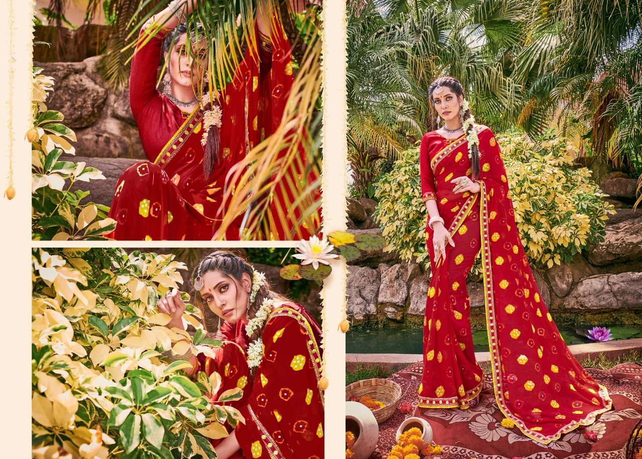 BANDHEJ BY ALVEERA 01 TO 12 SERIES INDIAN TRADITIONAL WEAR COLLECTION BEAUTIFUL STYLISH FANCY COLORFUL PARTY WEAR & OCCASIONAL WEAR VICHITRA SILK SAREES AT WHOLESALE PRICE