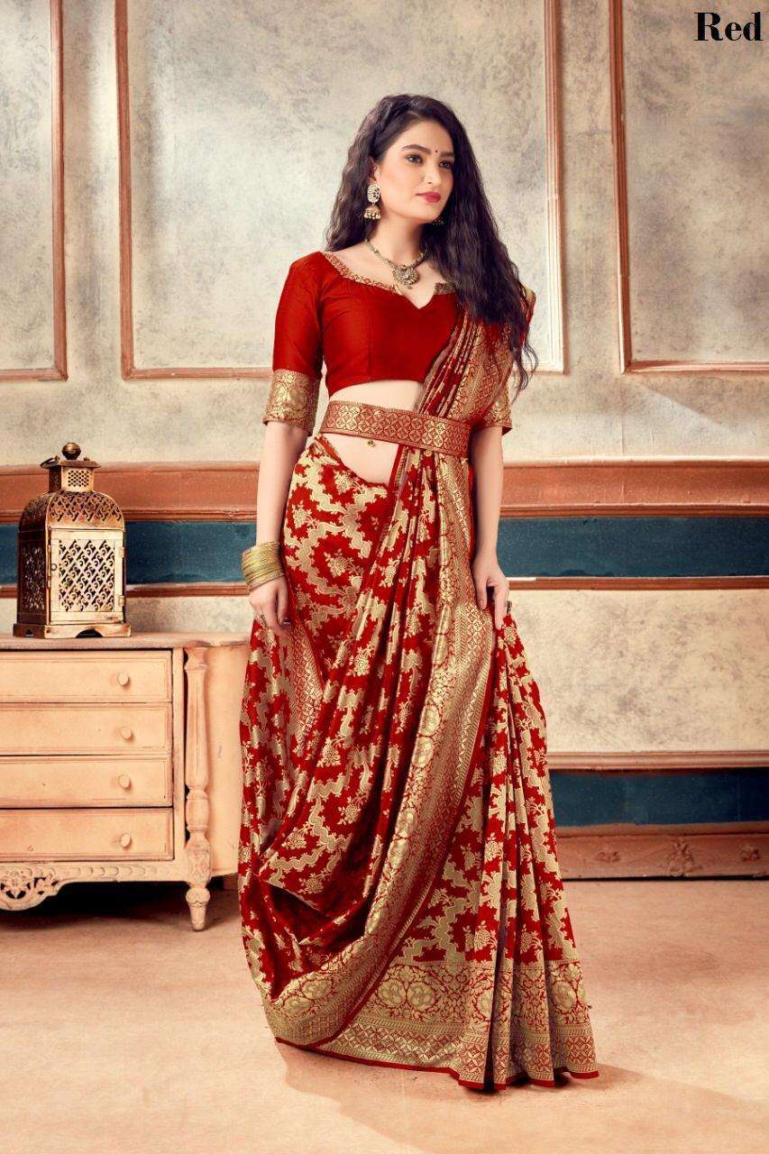 PRITI BY FASHID WHOLESALE 01 TO 06 SERIES INDIAN TRADITIONAL WEAR COLLECTION BEAUTIFUL STYLISH FANCY COLORFUL PARTY WEAR & OCCASIONAL WEAR SOFT SILK SAREES AT WHOLESALE PRICE