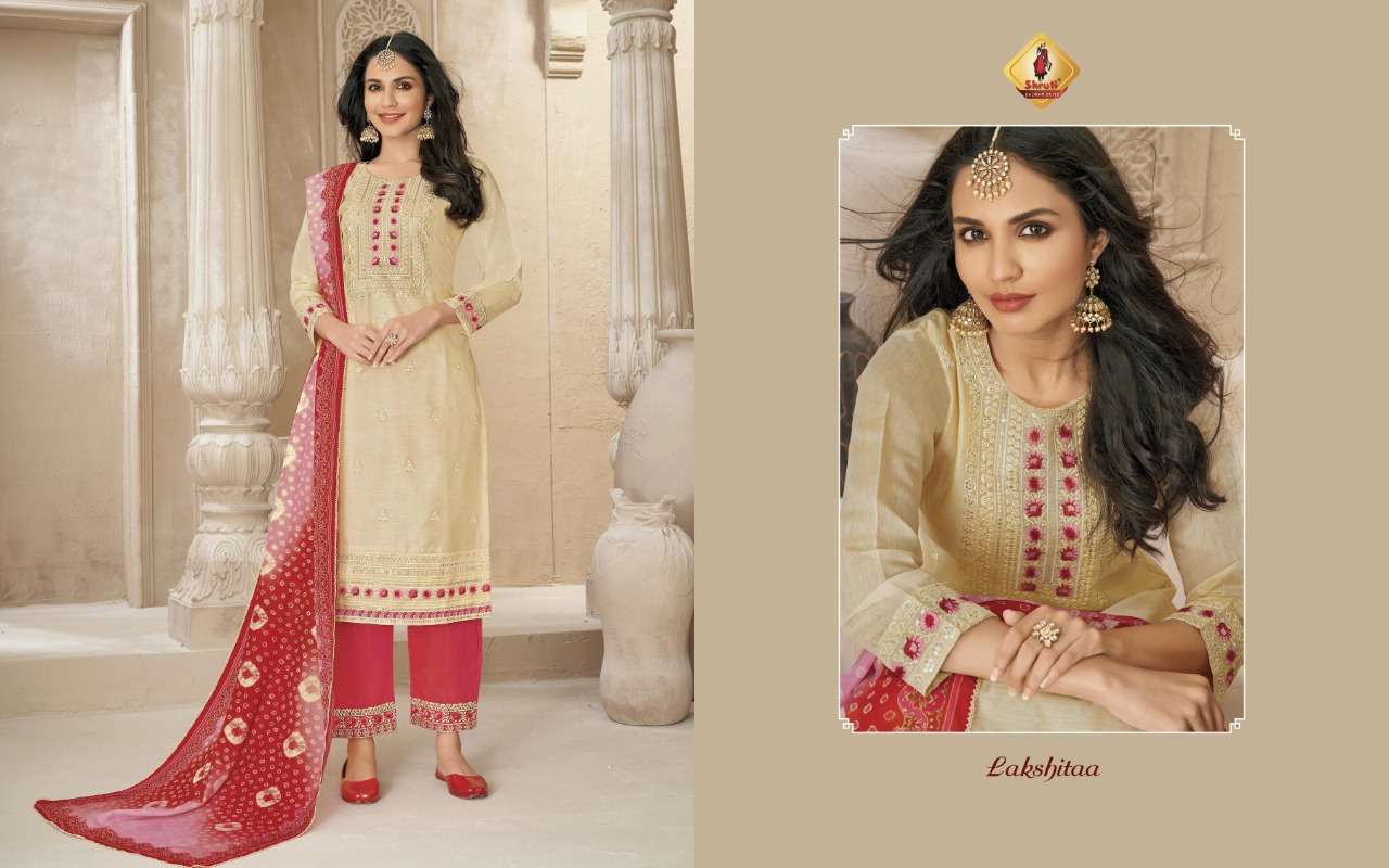 JHAKAS BY SHRUTI 01 TO 07 SERIES BEAUTIFUL SUITS COLORFUL STYLISH FANCY CASUAL WEAR & ETHNIC WEAR PURE CHANDERI DRESSES AT WHOLESALE PRICE