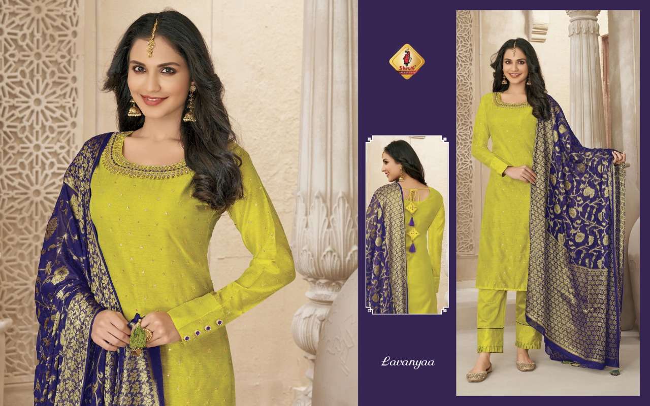 JHAKAS BY SHRUTI 01 TO 07 SERIES BEAUTIFUL SUITS COLORFUL STYLISH FANCY CASUAL WEAR & ETHNIC WEAR PURE CHANDERI DRESSES AT WHOLESALE PRICE