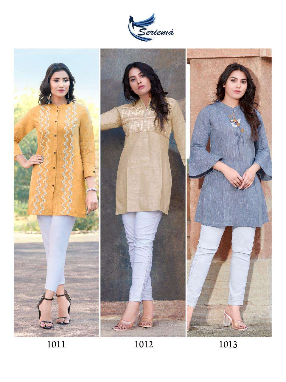 TOPSY TIPSY BY SPARROW 1008 TO 1013 SERIES DESIGNER STYLISH FANCY COLORFUL BEAUTIFUL PARTY WEAR & ETHNIC WEAR COLLECTION PURE COTTON EMBROIDERED TOPS AT WHOLESALE PRICE