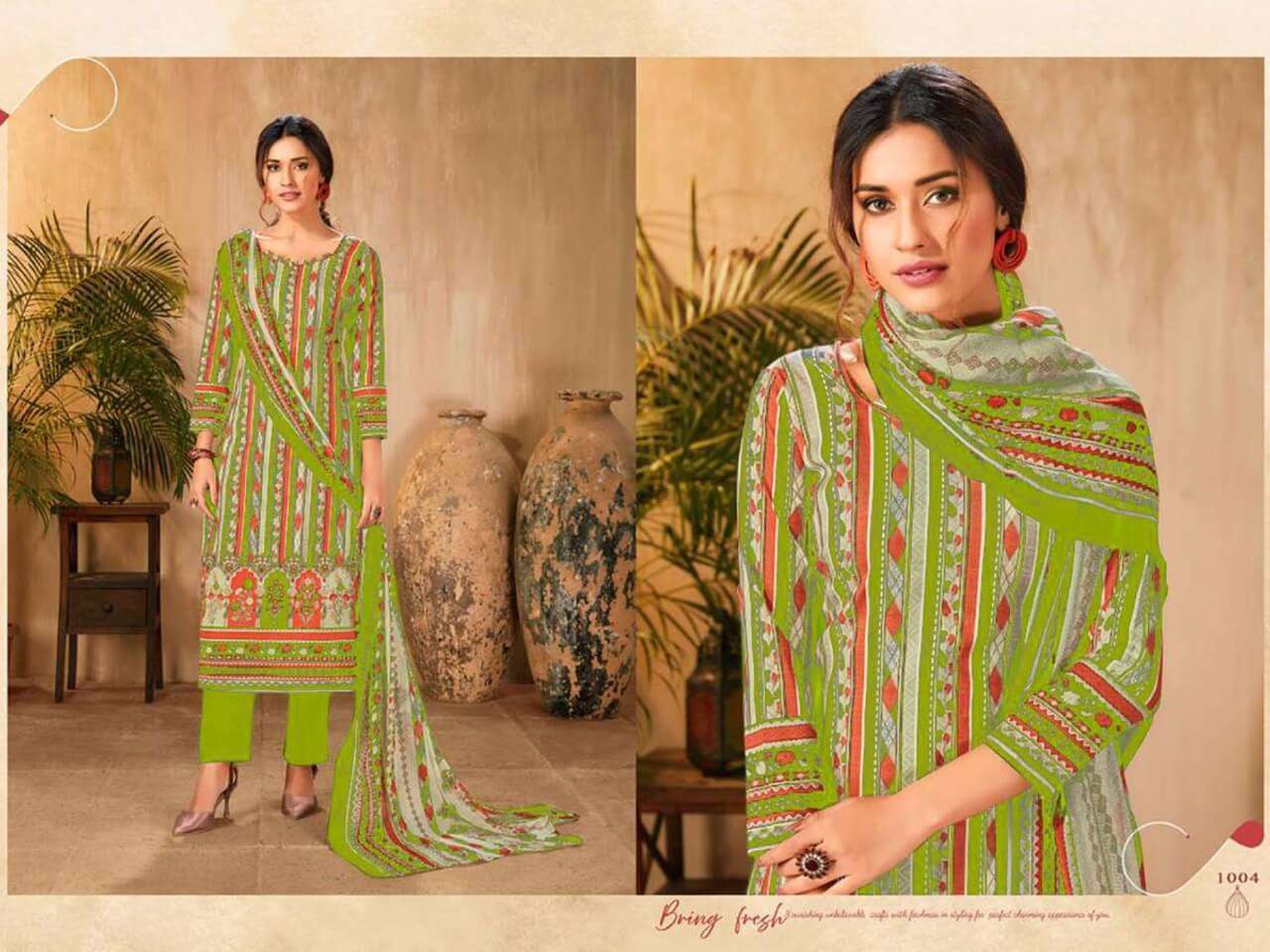 NOOR BY A SERIES 1001 TO 1008 SERIES BEAUTIFUL SUITS COLORFUL STYLISH FANCY CASUAL WEAR & ETHNIC WEAR PURE CAMBRIC DIGITAL PRINT DRESSES AT WHOLESALE PRICE