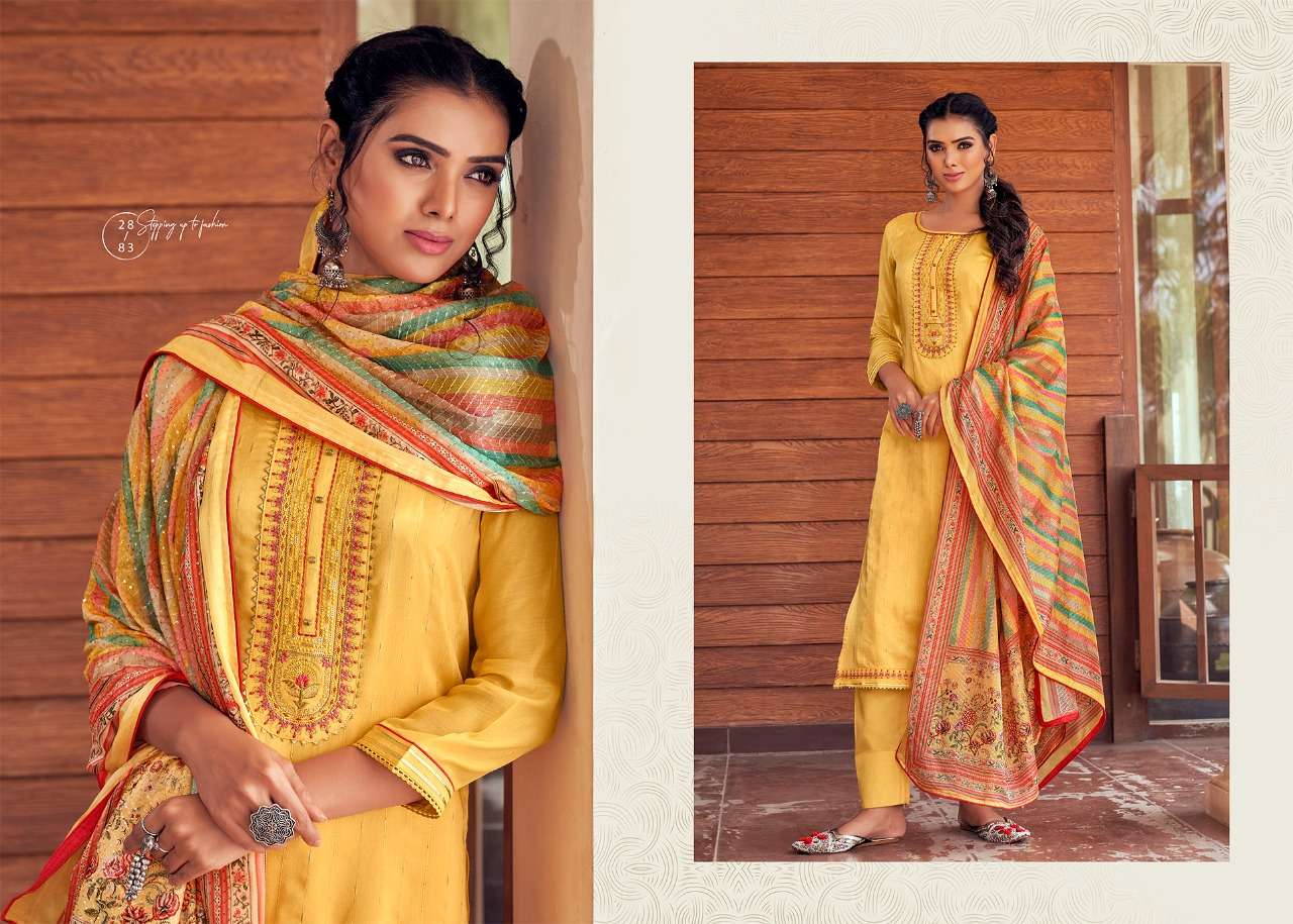 MUNCH BY RANGOON 2881 TO 2884 SERIES BEAUTIFUL SUITS COLORFUL STYLISH FANCY CASUAL WEAR & ETHNIC WEAR PURE MUSLIN EMBROIDERED DRESSES AT WHOLESALE PRICE