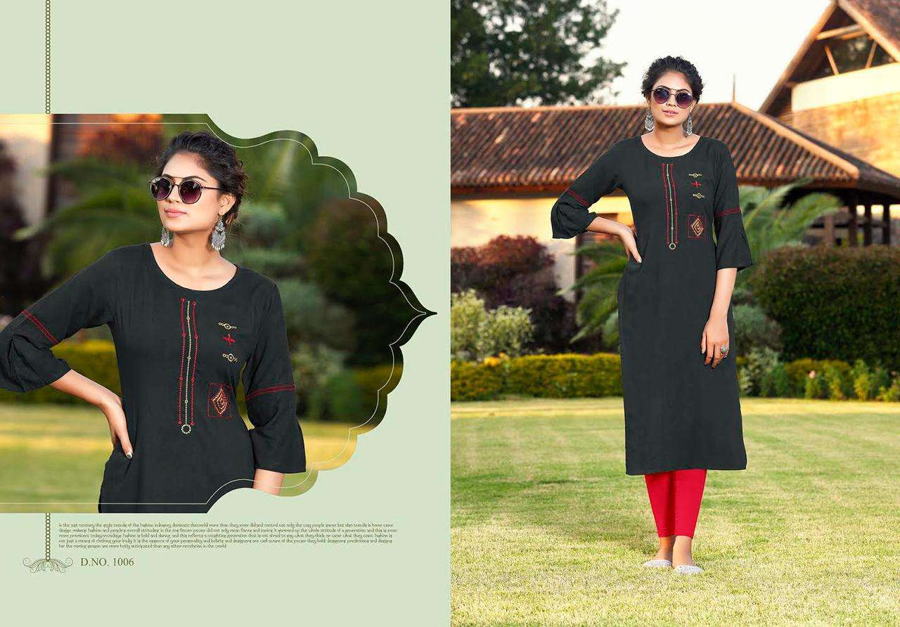 LIFE STYLE BY SHUBH NX 1001 TO 1007 SERIES DESIGNER STYLISH FANCY COLORFUL BEAUTIFUL PARTY WEAR & ETHNIC WEAR COLLECTION RAYON EMBROIDERY KURTIS AT WHOLESALE PRICE